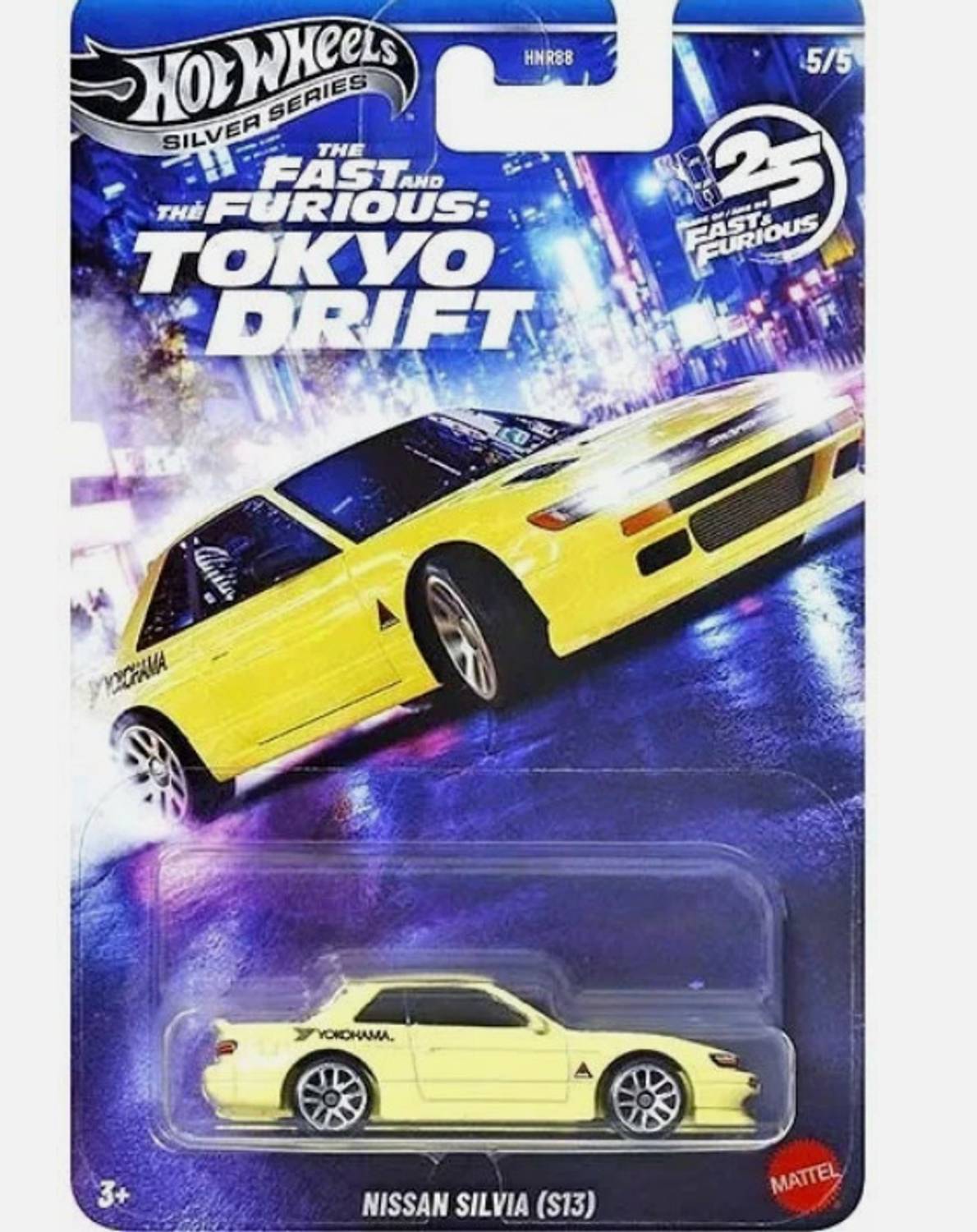 ミニカー Hotwheels FAST&FURIOUS HOT WHEELS 2025 Silver Series Fast & Furious Tokyo Drift Nissan