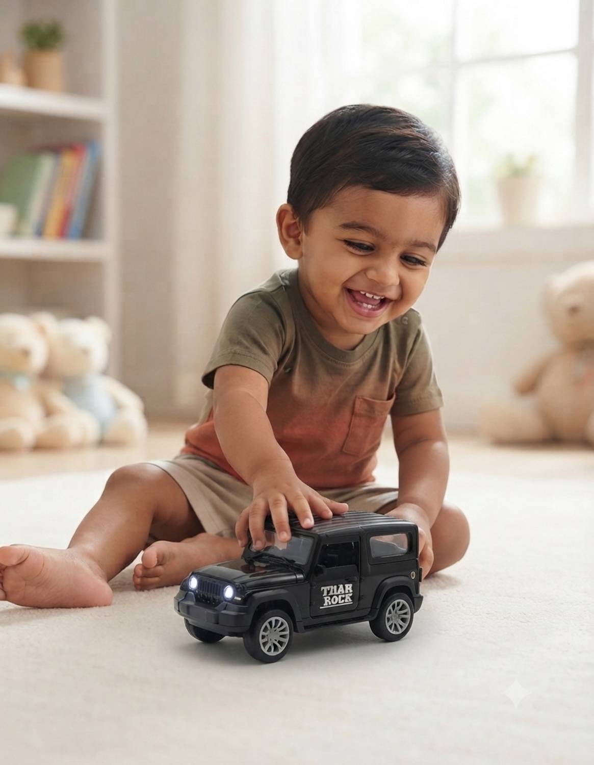 Born2learn Thar Rock Metal Car Toy 1:32 - Image 4