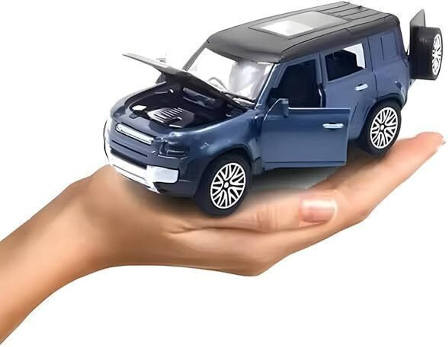 AtwoZDesign Defender Die-Cast Model Car, Metallic Blue - Image 3