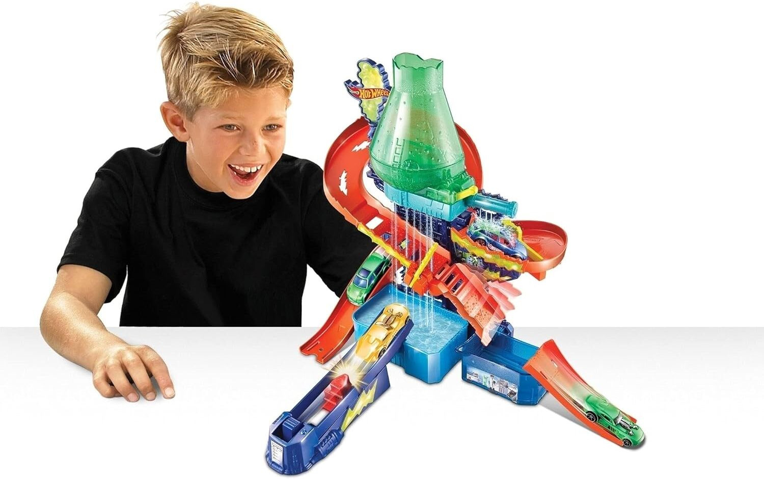 Image of HOT WHEELS Shifters Color Splash ScienceLab Playset