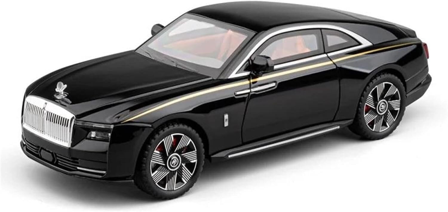 Image of Zuuluzrs New Rolls Royce Spectre Toy Car 1:24 Diecast Scale Model Metal Pull Back Toy car