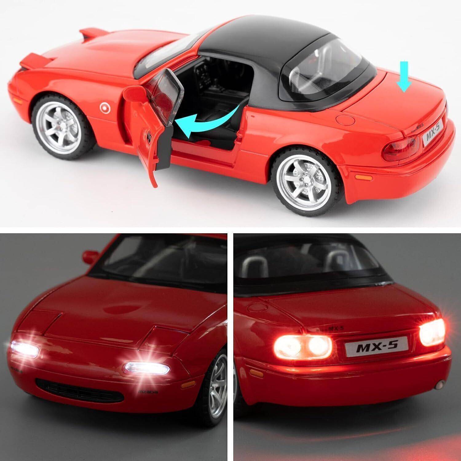 calyxia 1:32 Mazda Miata MX5 metal Die cast Alloy Car Sound