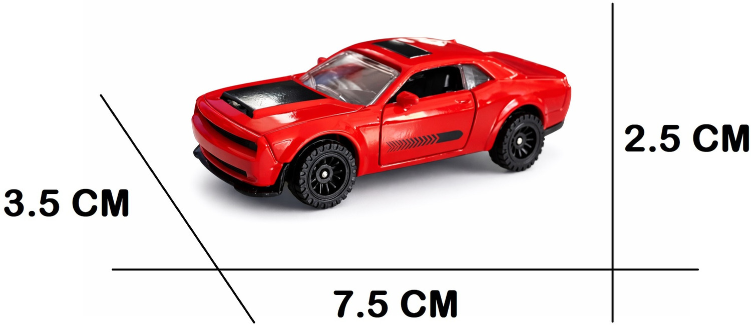 Image of Arizuul 1:64 Mini D0odge Chaallenger SRT Demon Toy Car Dodge Challenger Hellcat Toy Car