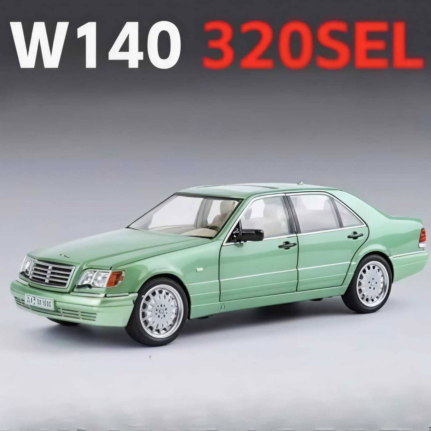 ZHASK 1:24 Merceades Benz W140 S320 Diecast Classic Car - 1:24