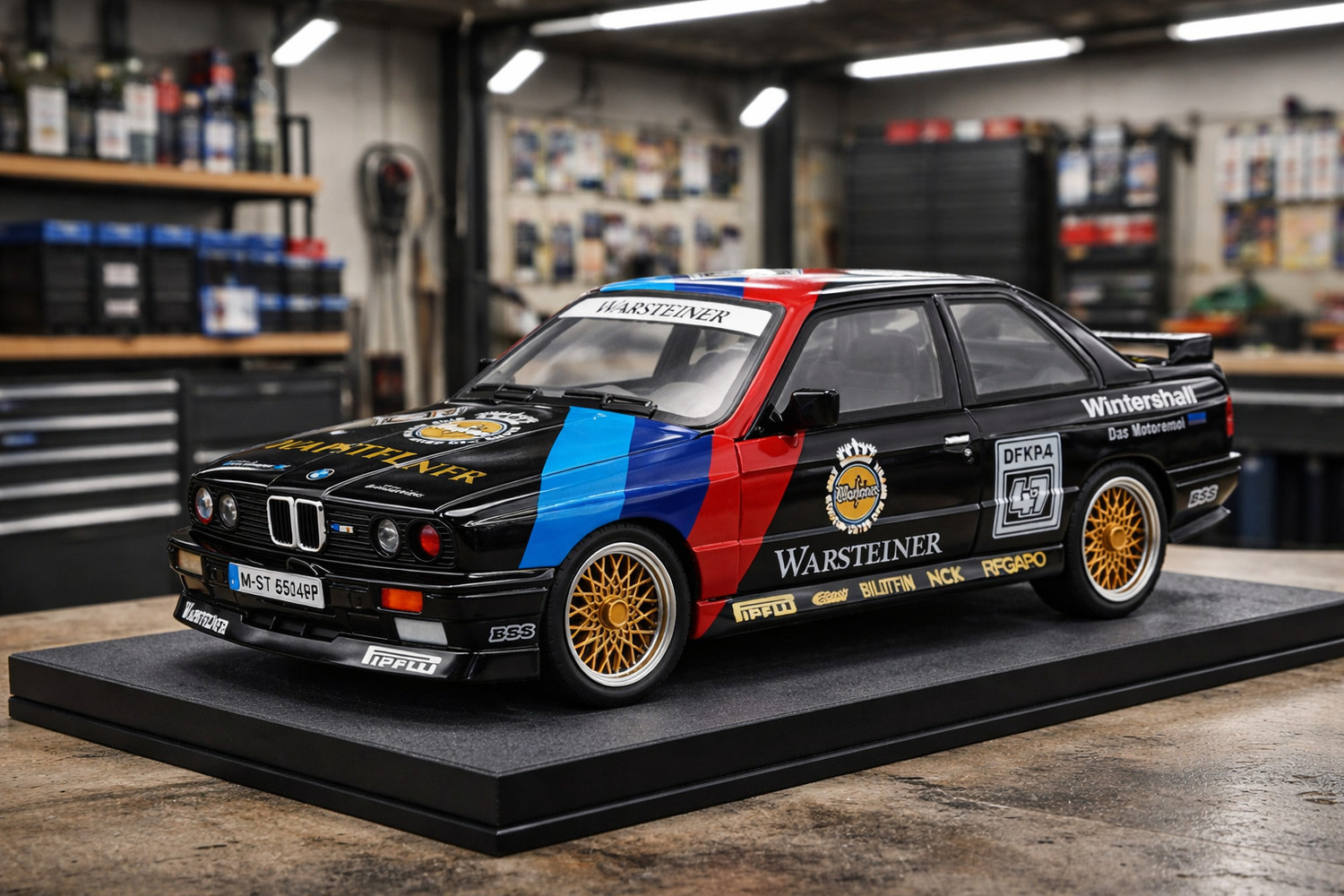Image of Ragiluxe New 1:24 Bmw M3 Toy Car E30 Retro Rally Style Diecast Model Metal Alloy Zinc