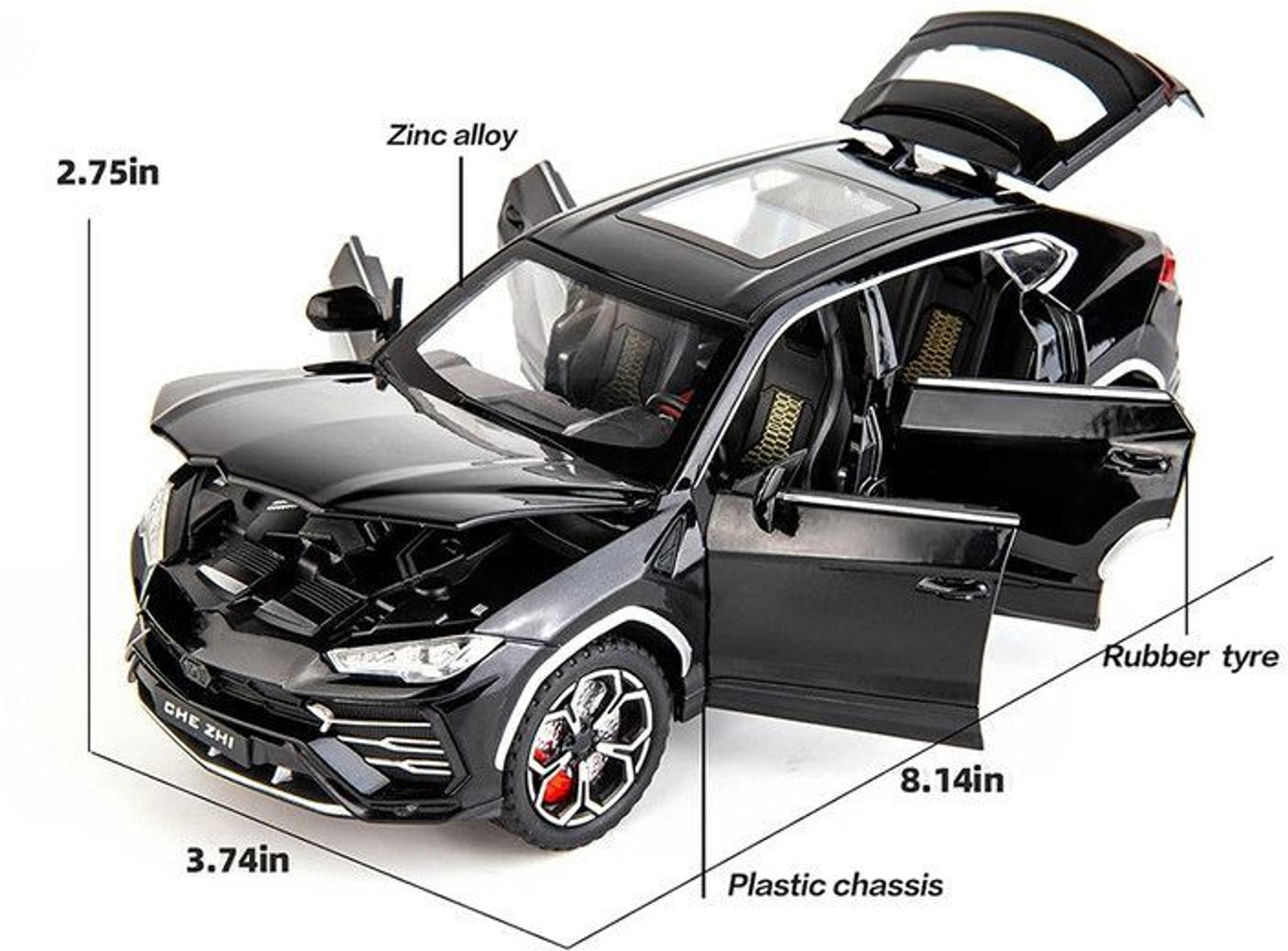 Image of SPENOP Car For Kid Diecast Metal Car Model 1:24 Diecast Metal Urus M2N9