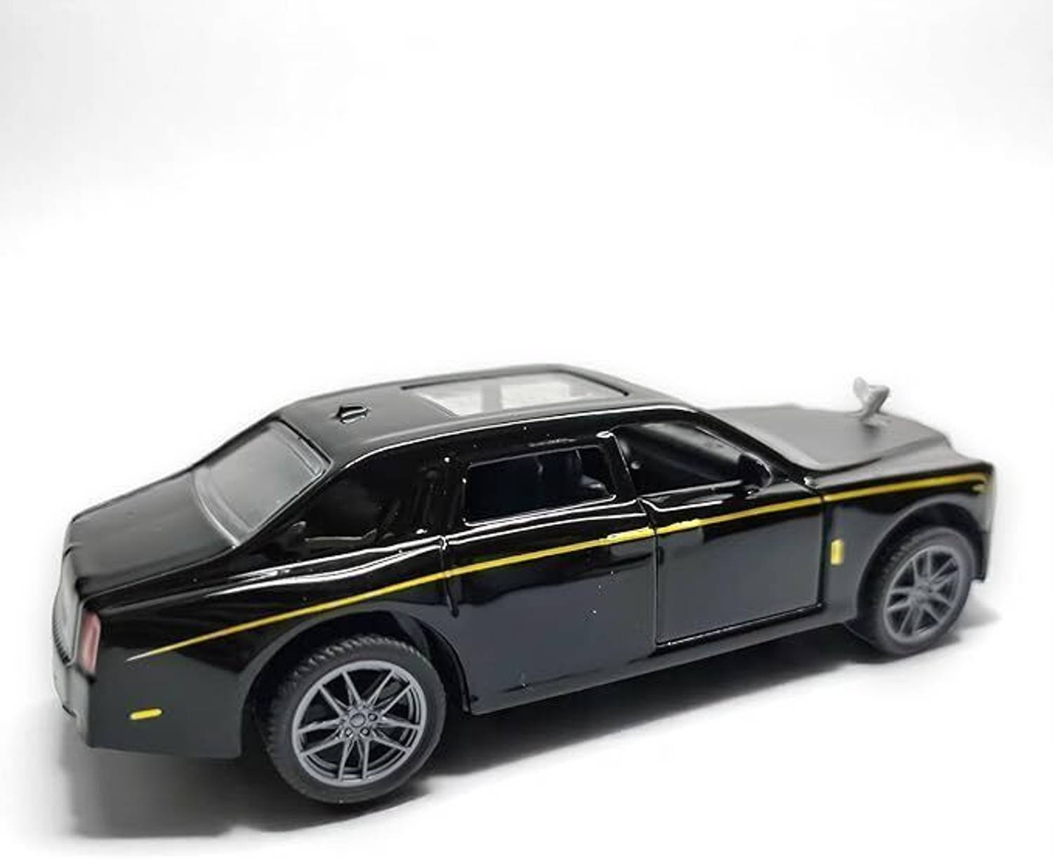 AtwoZDesign DieCast Metal Pull-Back Openable Doors, Lights and Music Rolls-Royce Premium Car