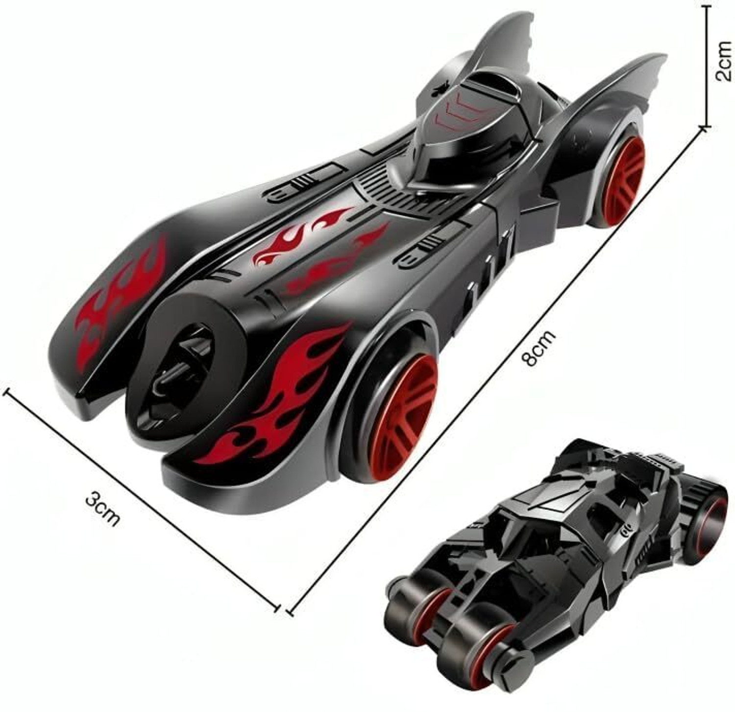 Image of HARSHKRISAV Batman Die Cast Metal Batmobile Toy Car for Kids |