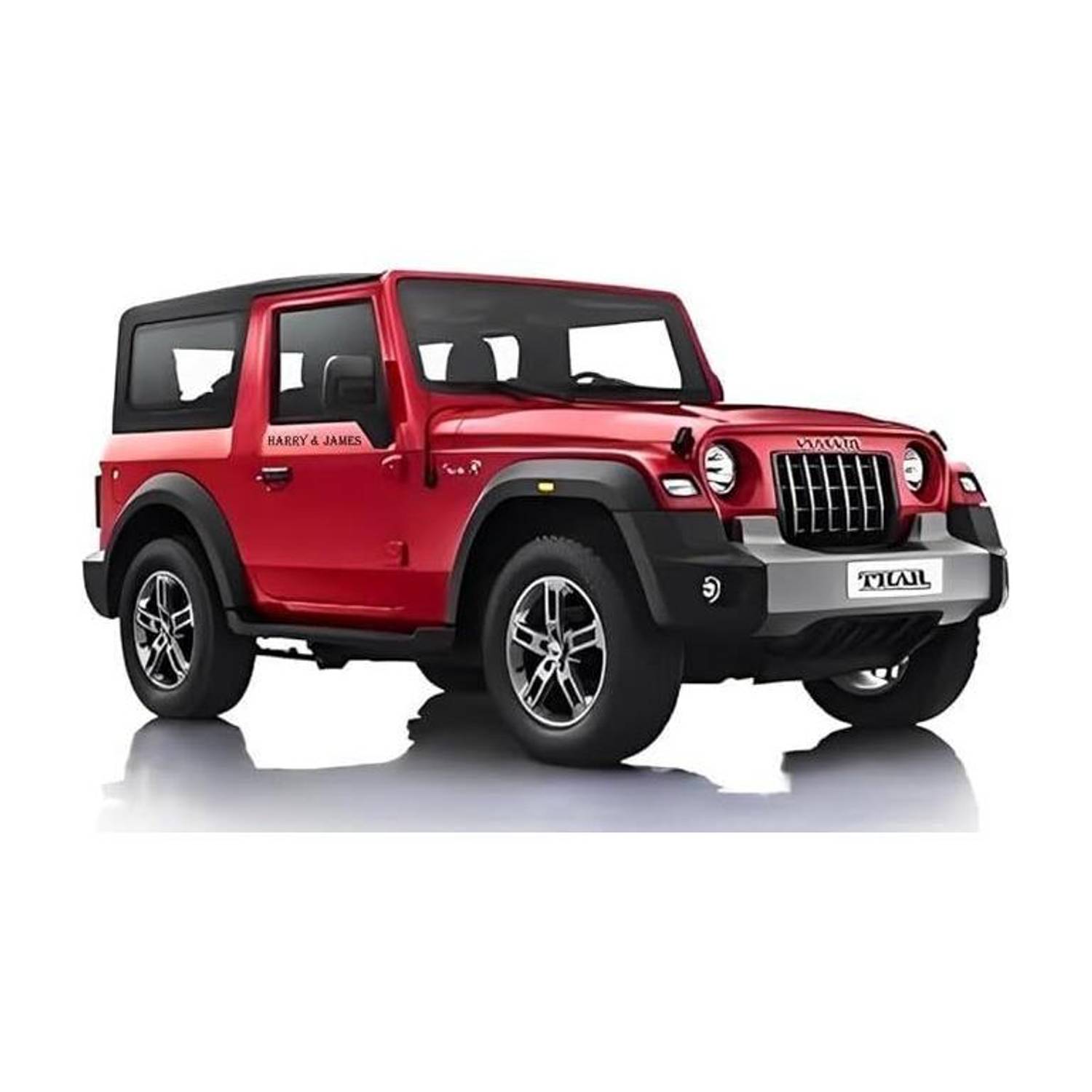 AtwoZDesign Metal Thar Car 1:32 Pull Back Model Car with Open The Door, Light , Music