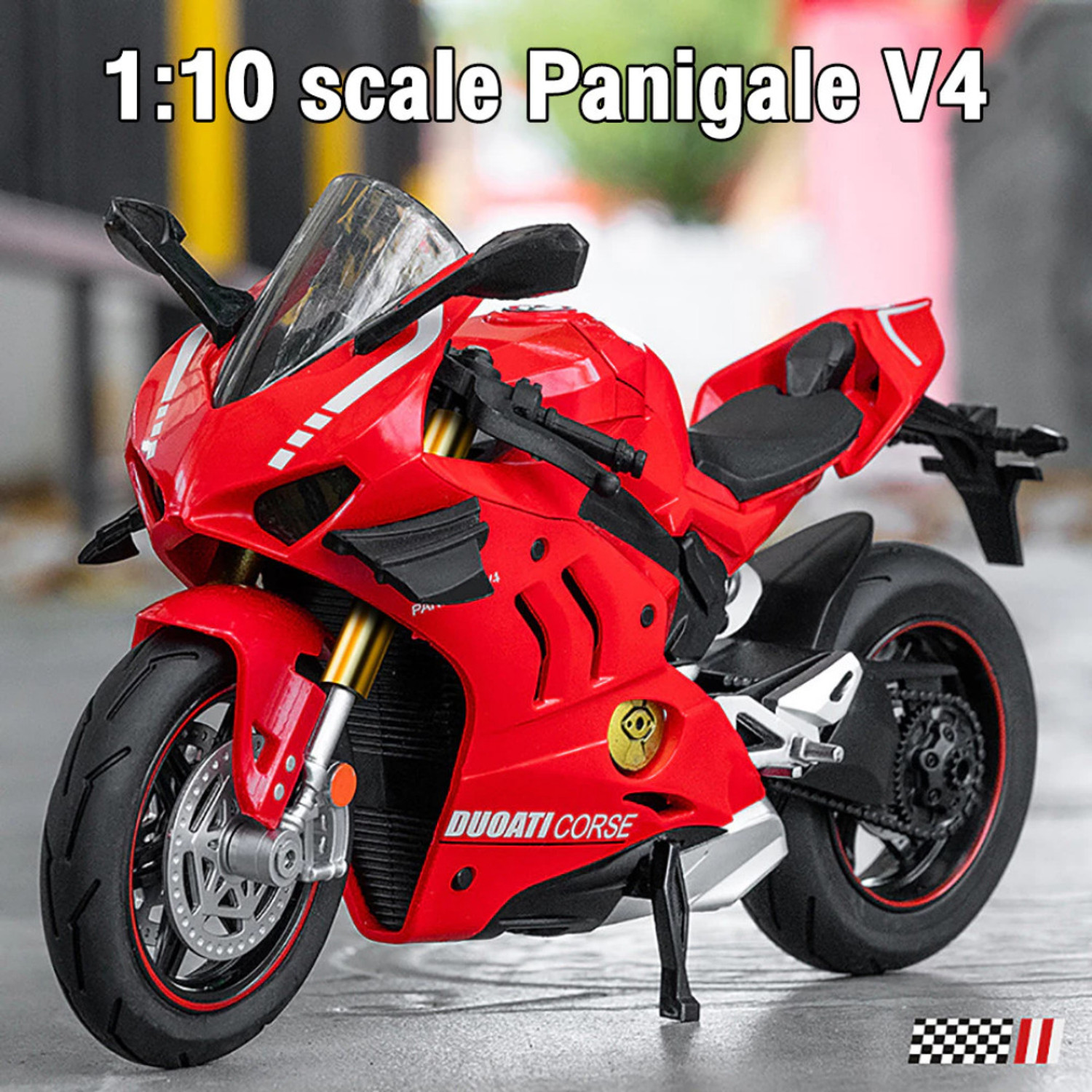 Image of Arizuul Panigale V4 1:10 Scale Toy Motorcycle, Collector's Edition