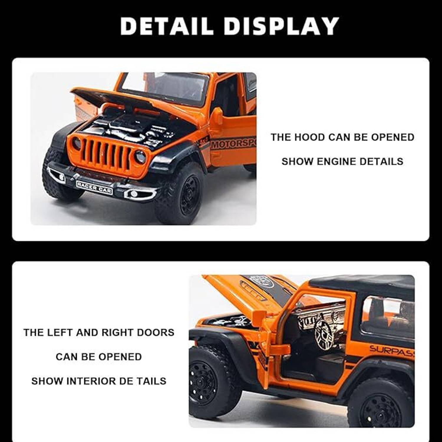 Dream Choice Thar Alloy Kids Car - Image 3