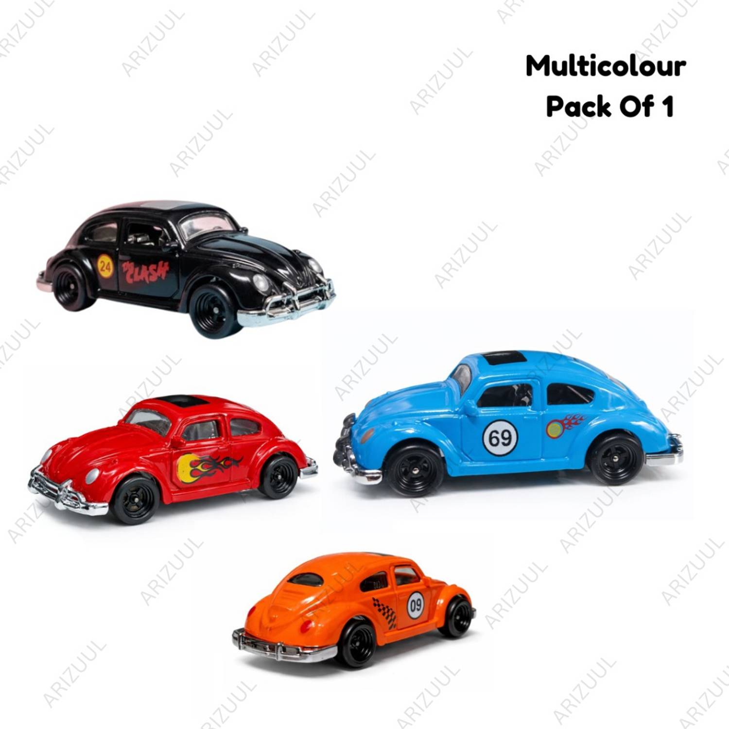 Arizuul 1:64 Volkswagen Beetle Miniature Toy Car | Classic Die