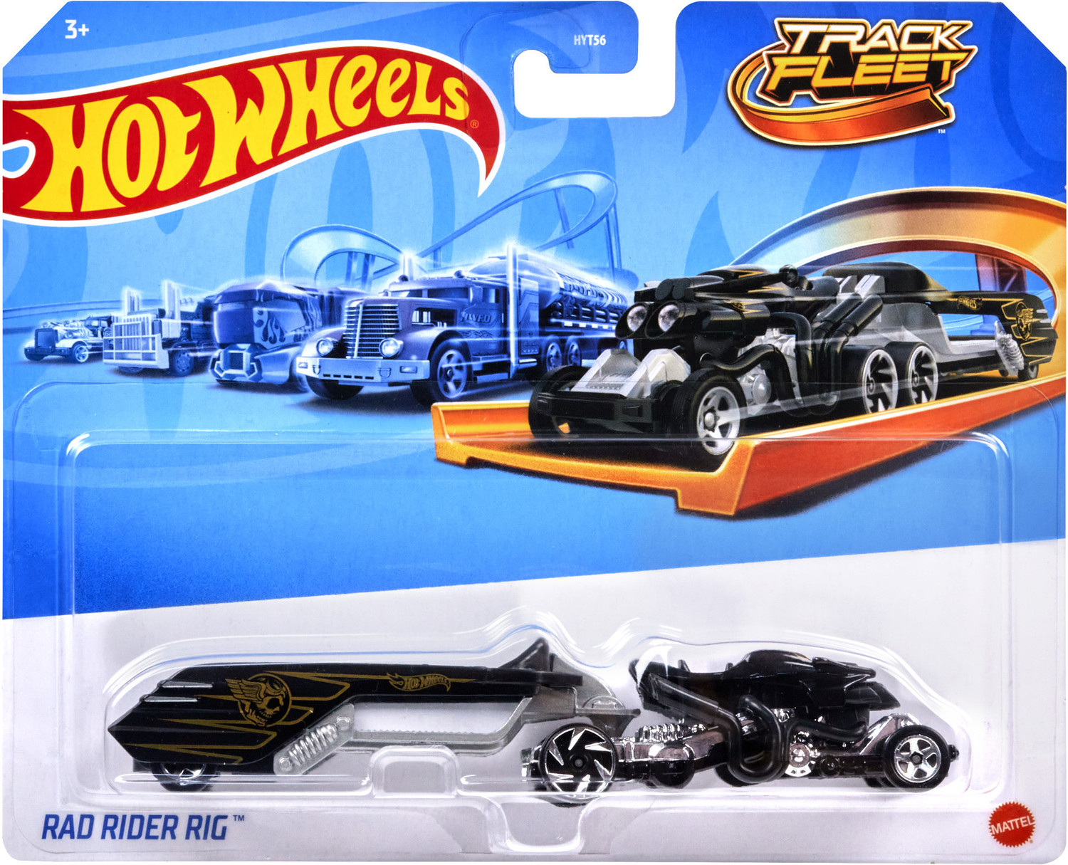 Image of HOT WHEELS Track Fleet, 1:64 Scale Die-Cast Toy Vehicle, Works on Track (Styles May Vary)