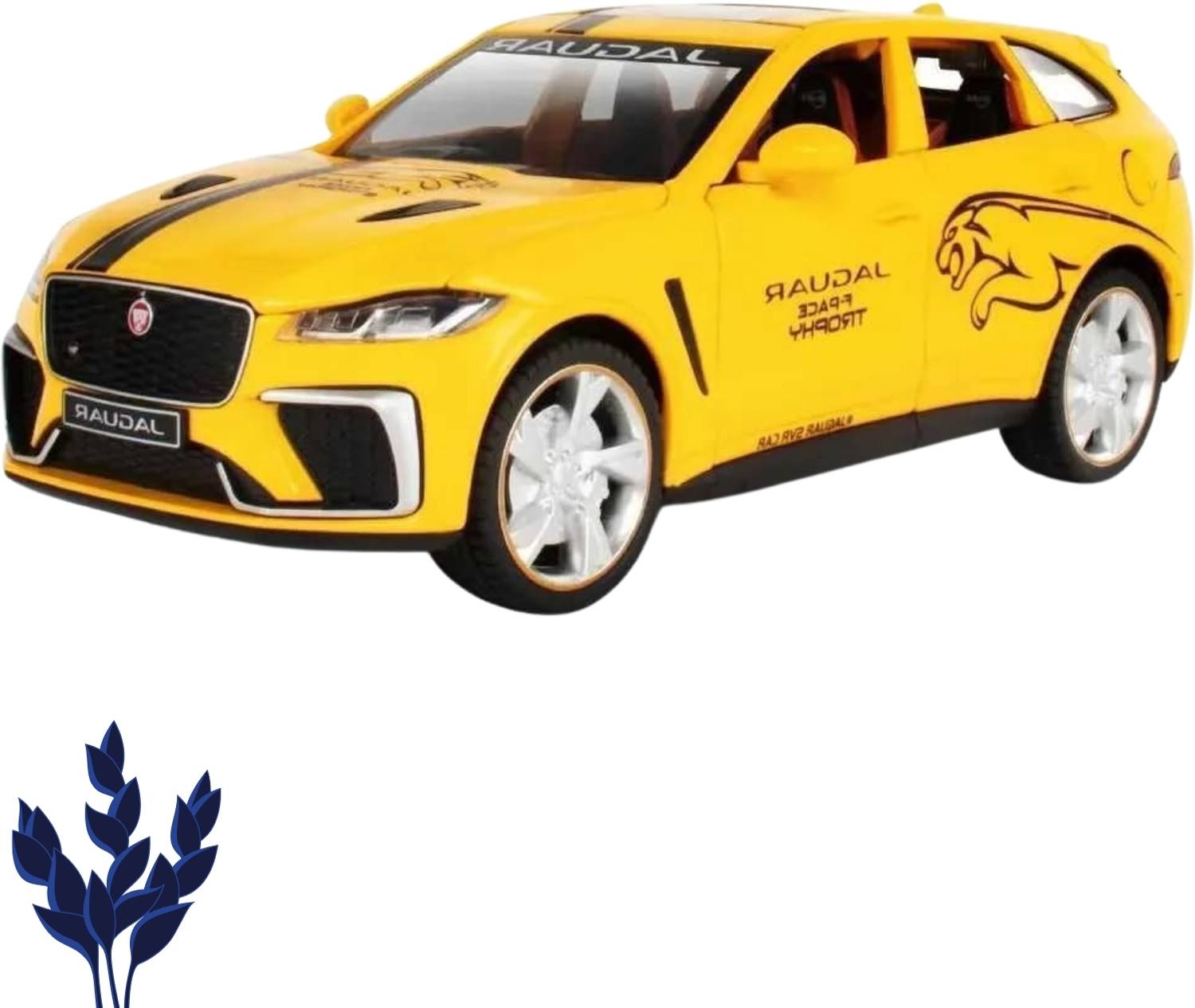 Zuuluzrs 1:24 Jaguar Toy Car F Pace SUV Alloy Car With Openable
