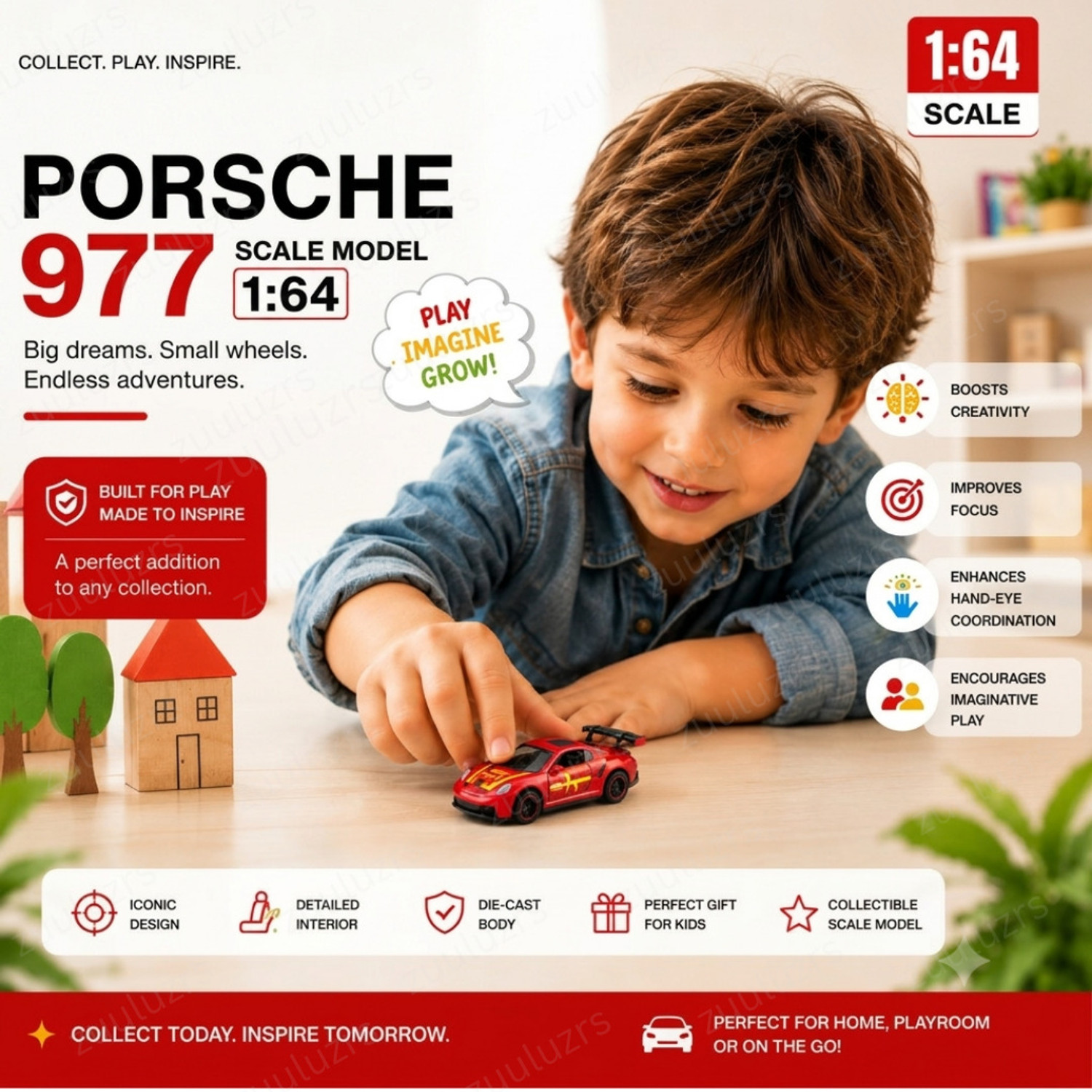 Image of Zuuluzrs 1:64 Mini Car Model Diecast Metal Toy Gift