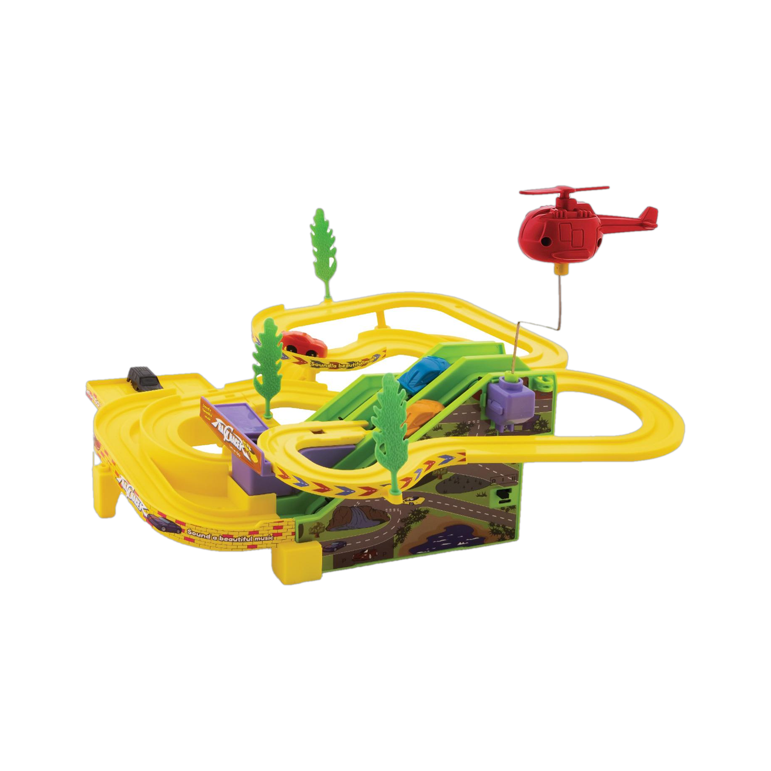 Image of frendo Race n Roll Track set with Lithium Battery | C-Type USB | Track Car for Kids