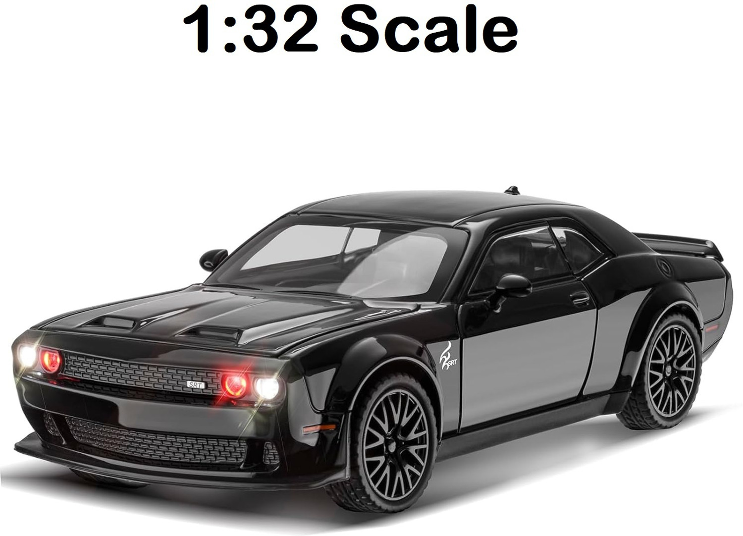 Image of Arizuul 1:32 dodge challenger srt Toy Car dodge challenger hellcat Toy Cars Diecast Cars