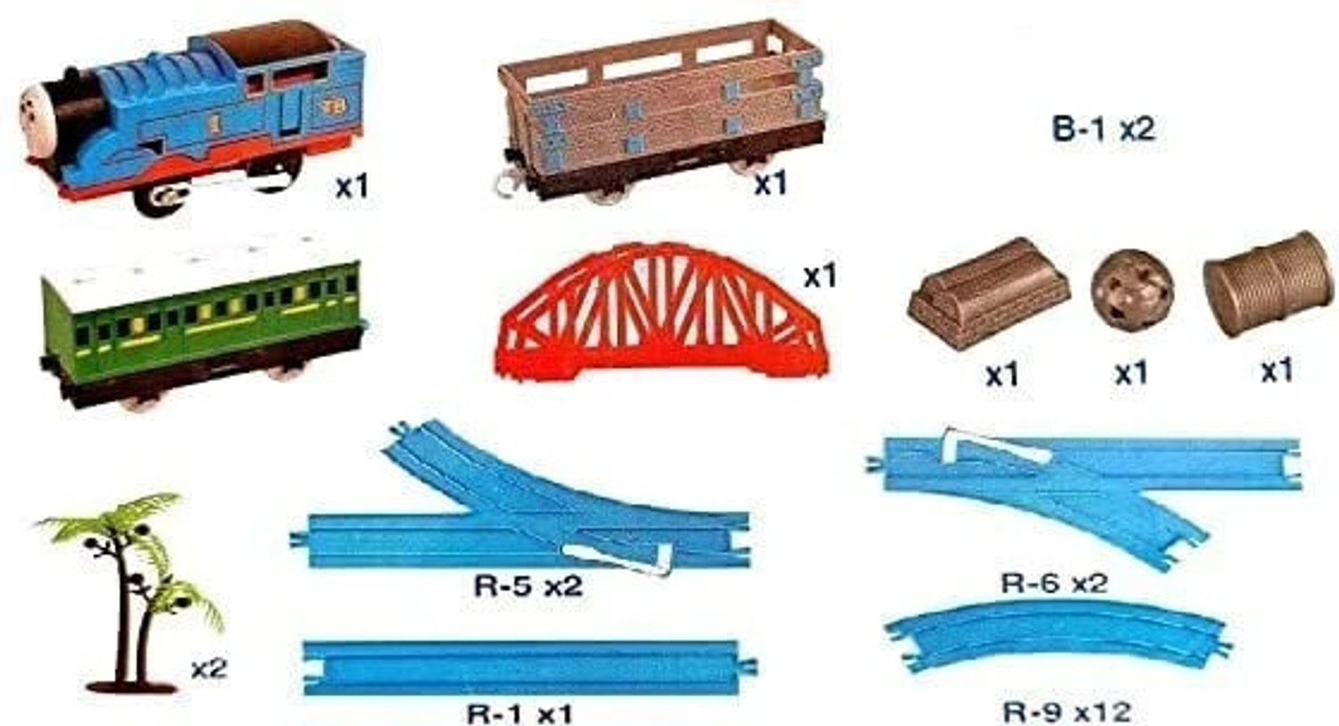 Image of himanshu tex Battery Operated Train Toy Track Set for Kids with Sound & Flashing Light