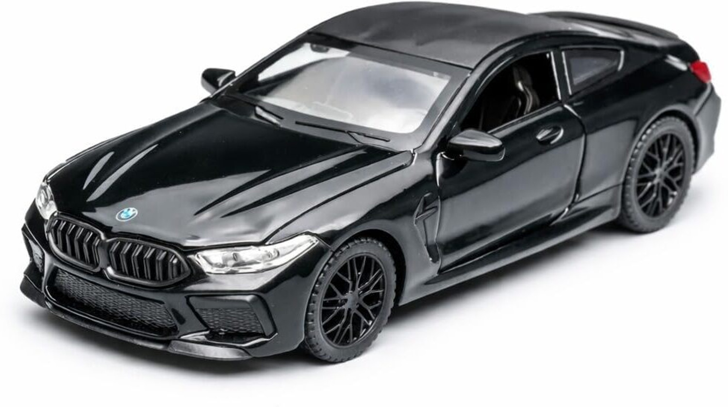 Image of Ragiluxe Kids Toy Car 1:32 BMW M8 Alloy Die-Cast Car Sound, Light, Pull Back Action