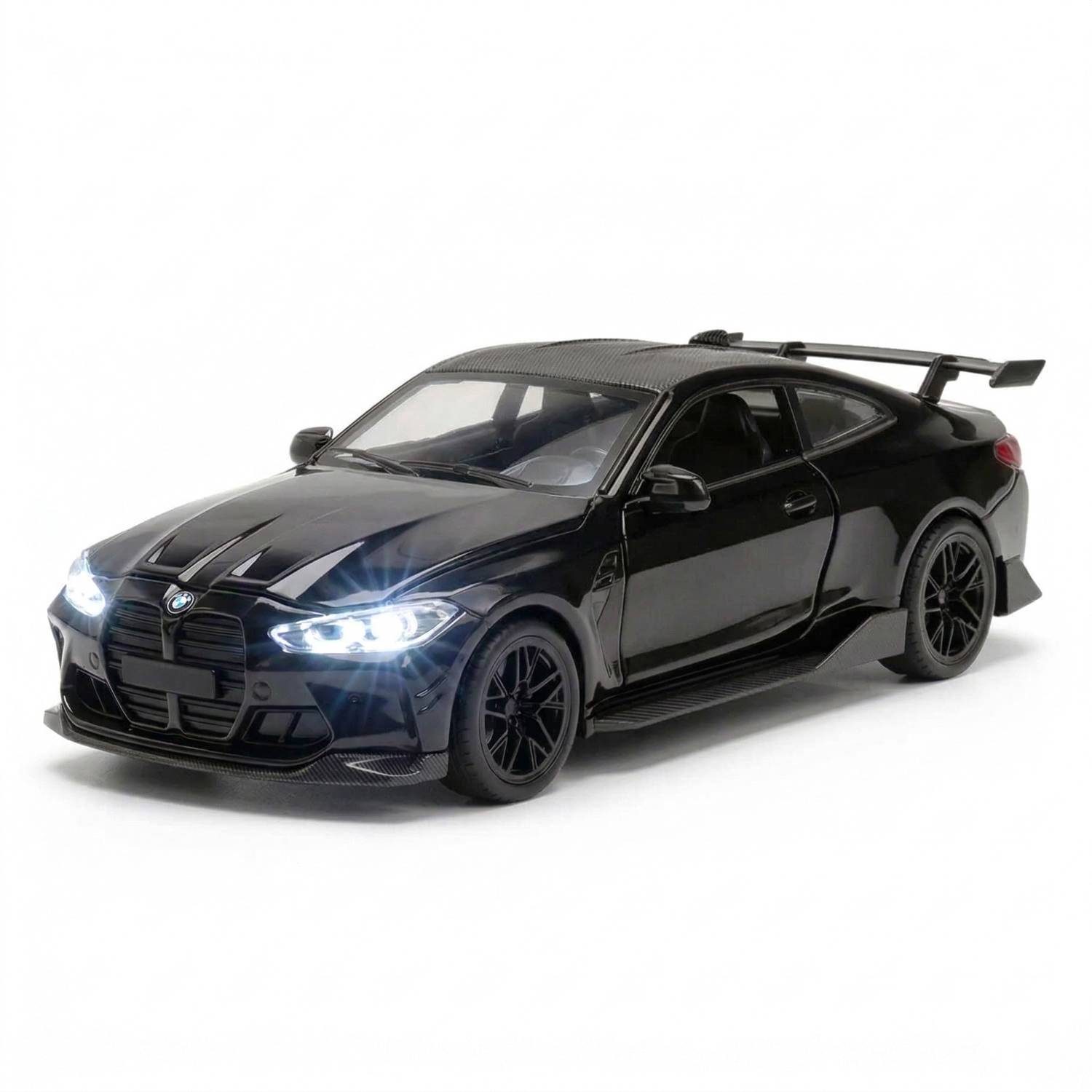 Ragiluxe 1:32 BMW M4 Black Diecast Car - Image 3