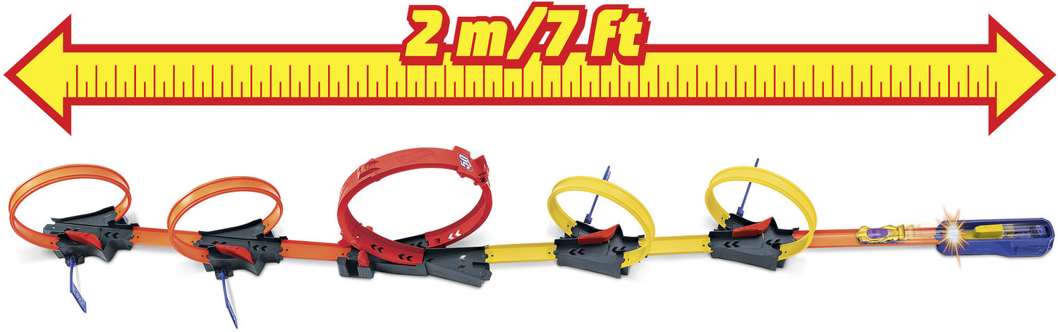 Image of HOT WHEELS Multi-Loop Race Off Playset, With 1 Car, Gift for Kids 4 to 10