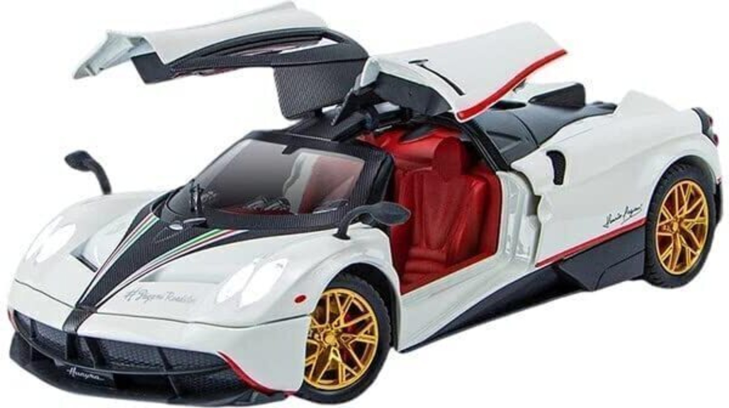 Image of Devdhan 1:24 Pagani Huayra Car with Open Door Vehicles, Sound and Lights Diecast Toys