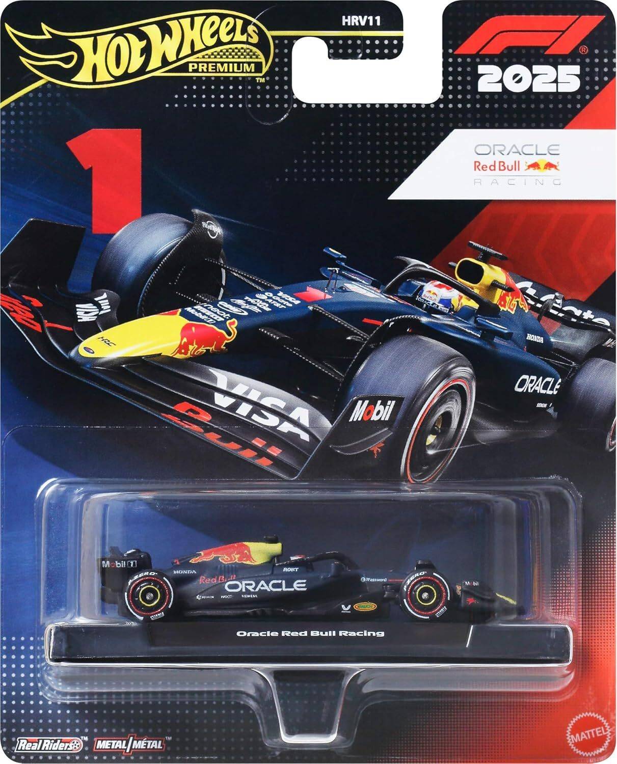 HOT WHEELS Premium Race Team Oracle RED Bull Driver 1 Die-Cast