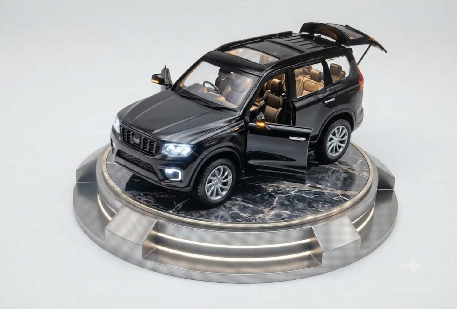 Image of Gulab Pullback |Scorpio-N|Toy Car|Openable Doors|Die cast Metal|Light & Sound
