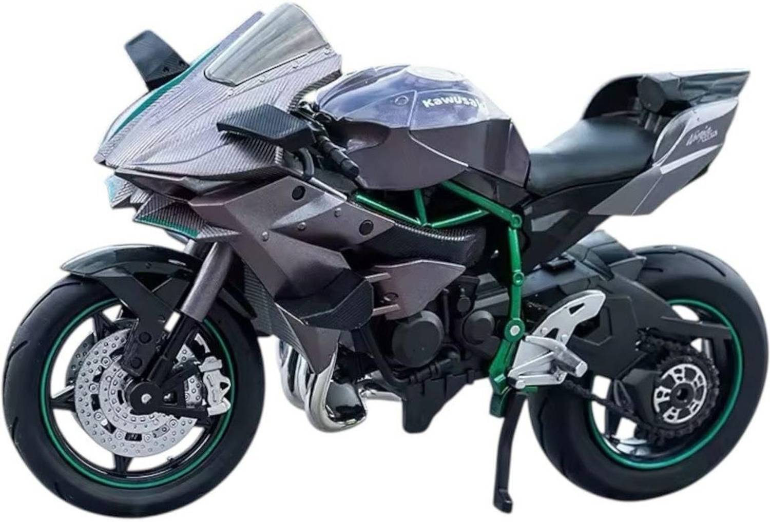 Arizuul 1:10 Kawasaki Ninja H2R Diecast Bike - Image 5