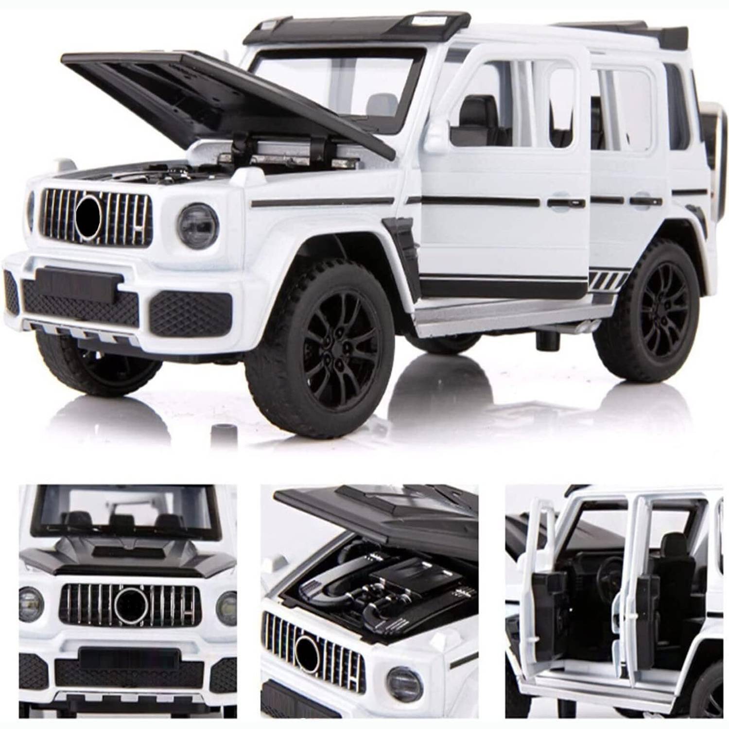 ZUNBELLA Brabus Benz 1:32 Metal Die Cast Car with Light & Sound - Image 2