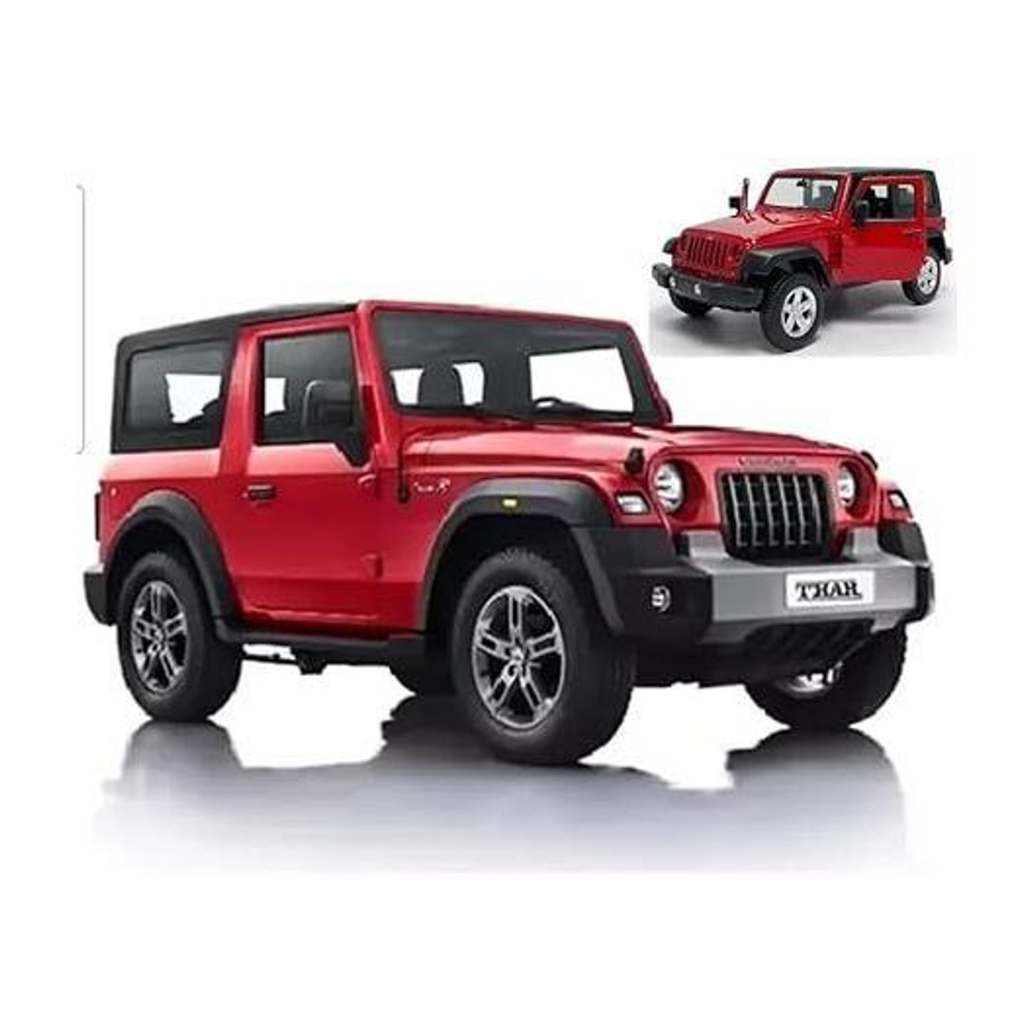 Image of Mahadev ji Thar car toy|Mini model|1 piece|Pullback|Diecast|You get any random color