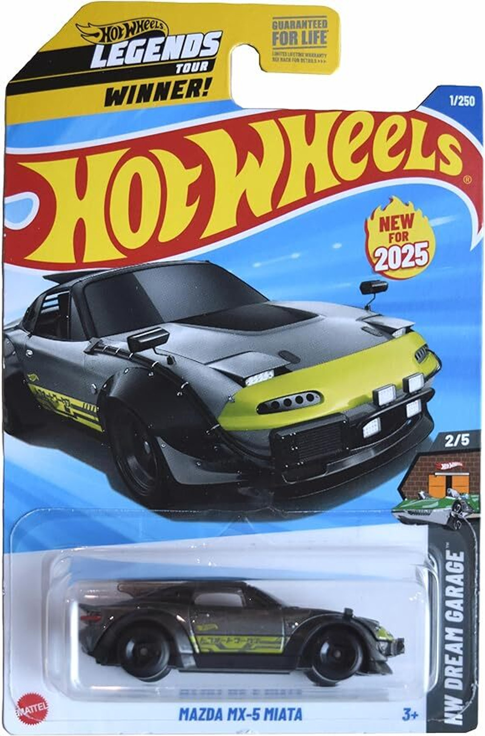 Image of HOT WHEELS Mazda MX-5 Miata, HW Dream Garage 2 /5 [Gray] 1 /250