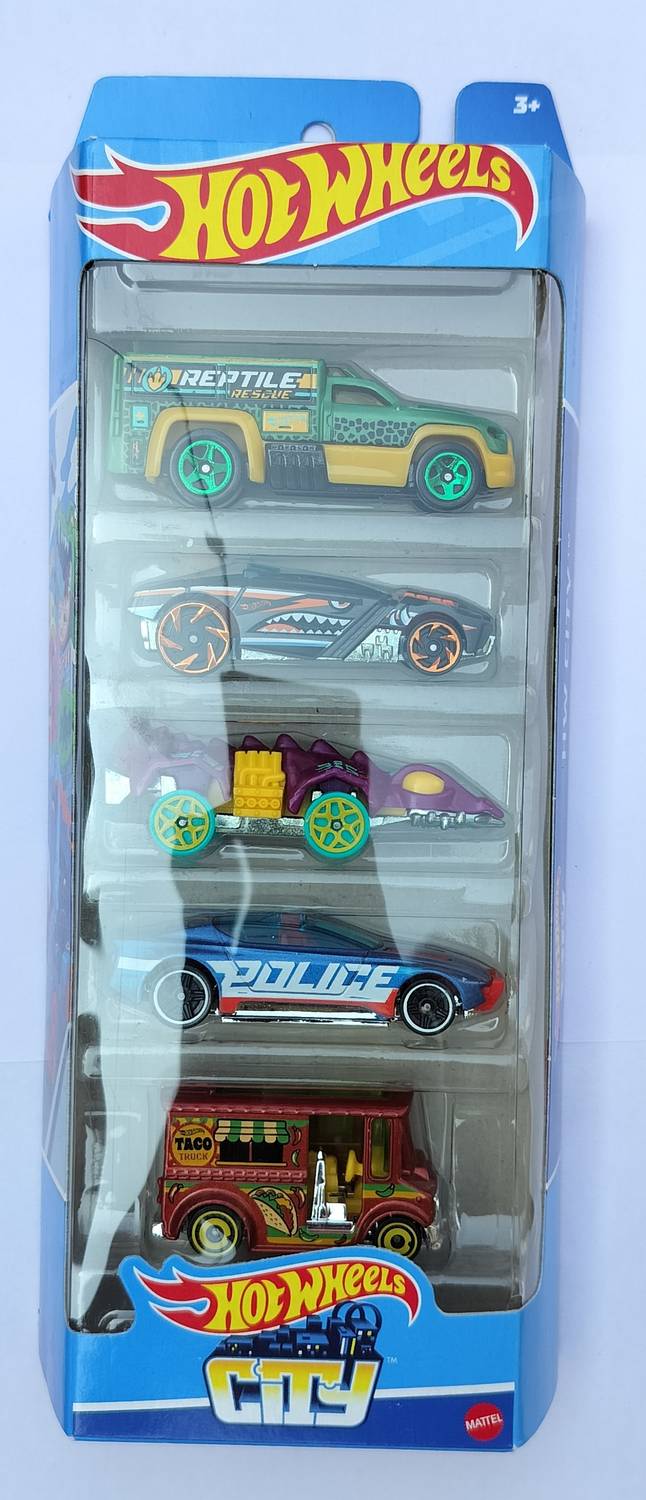 HOT WHEELS CAR 2024 HW CITY PACK OF 5 - CAR 2024 HW CITY PACK OF 5