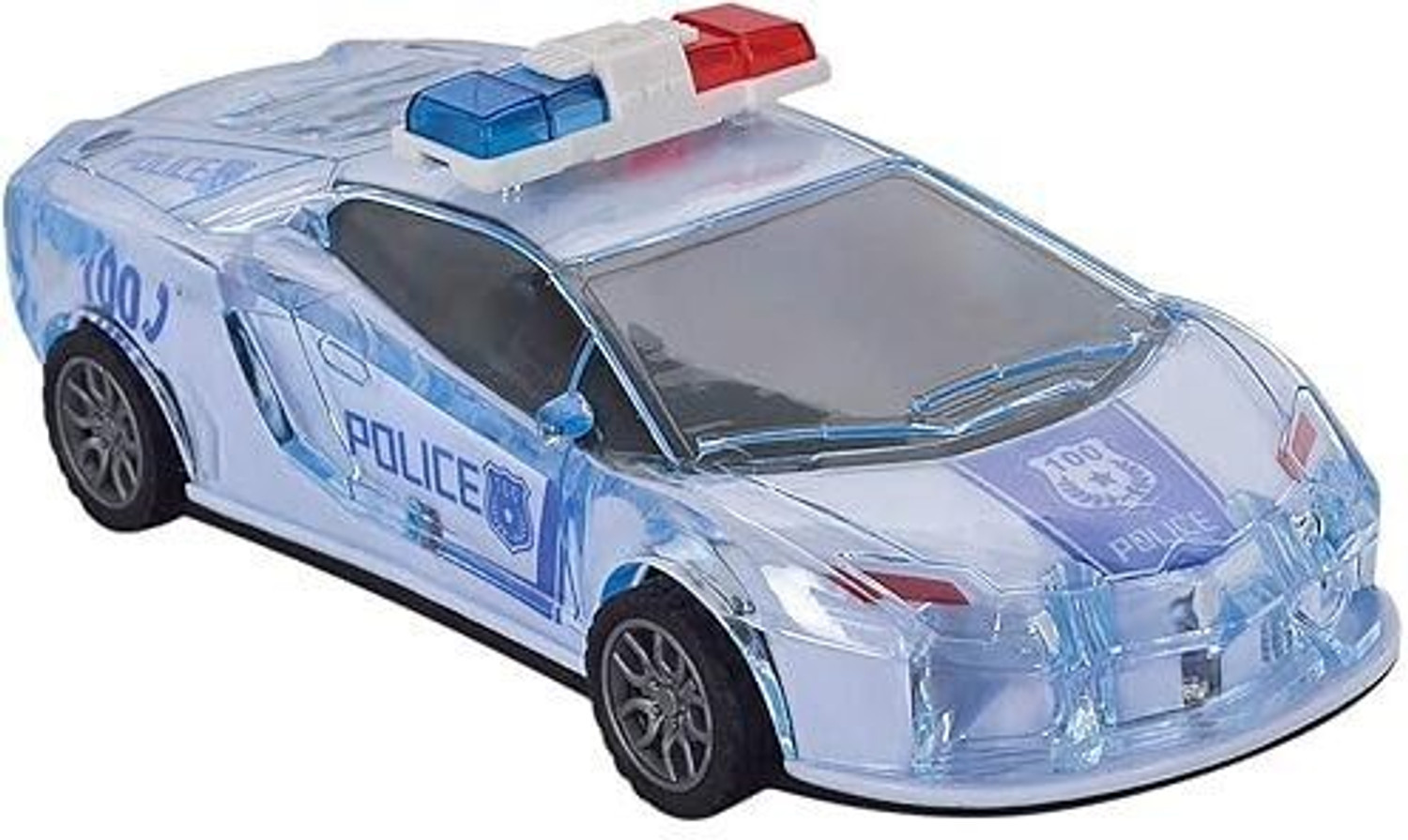 Image of JOLARY Unbreakable Friction Power Police Car Toy With Light & Sound