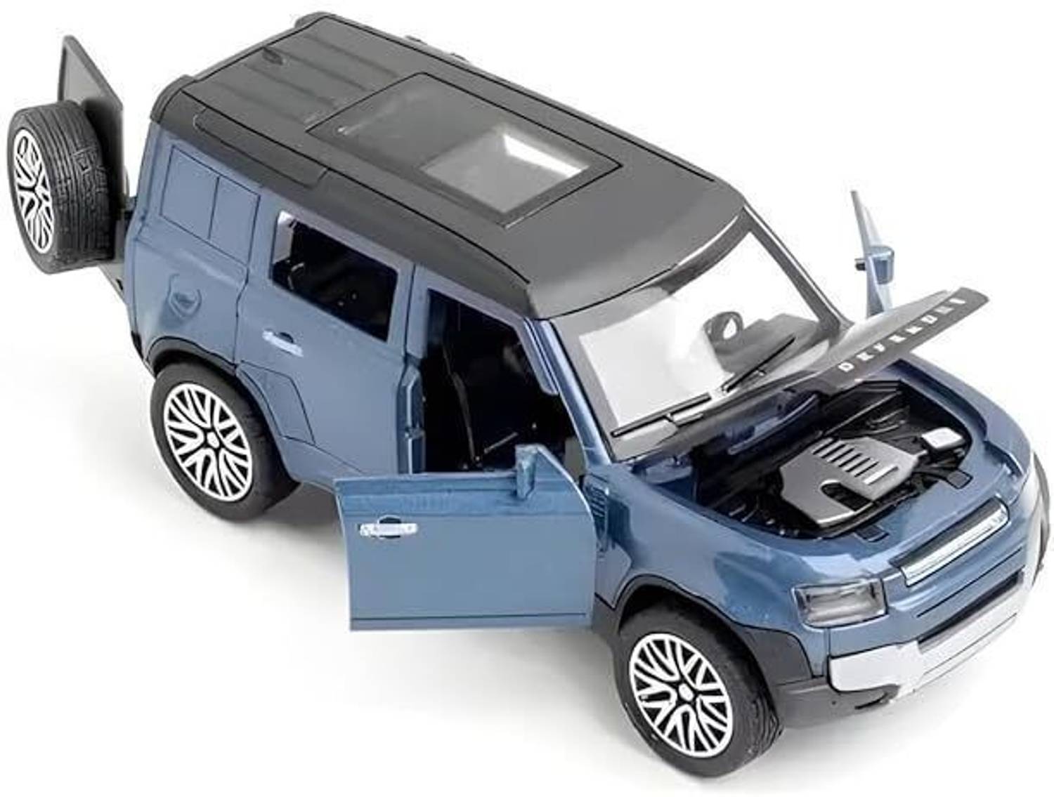 AtwoZDesign Defender Die-Cast Model Car, Metallic Blue - Image 2