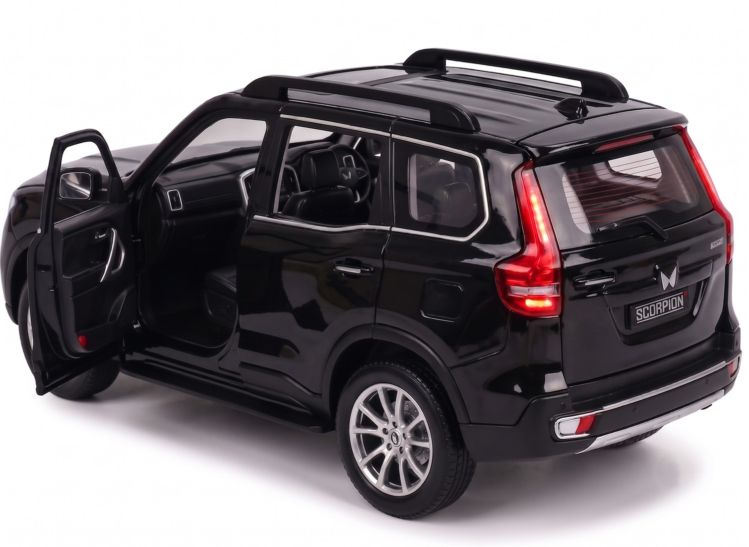 Image of Ragiluxe 1:32 Scale Die cast Scorpio N SUV Toy car Metal Alloy Body Pull Back Action