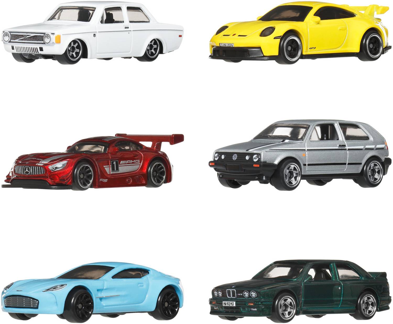 Hot Wheels 1:64 Scale Die-Cast Cars, Set of 6 Pack of 6 - Image 3