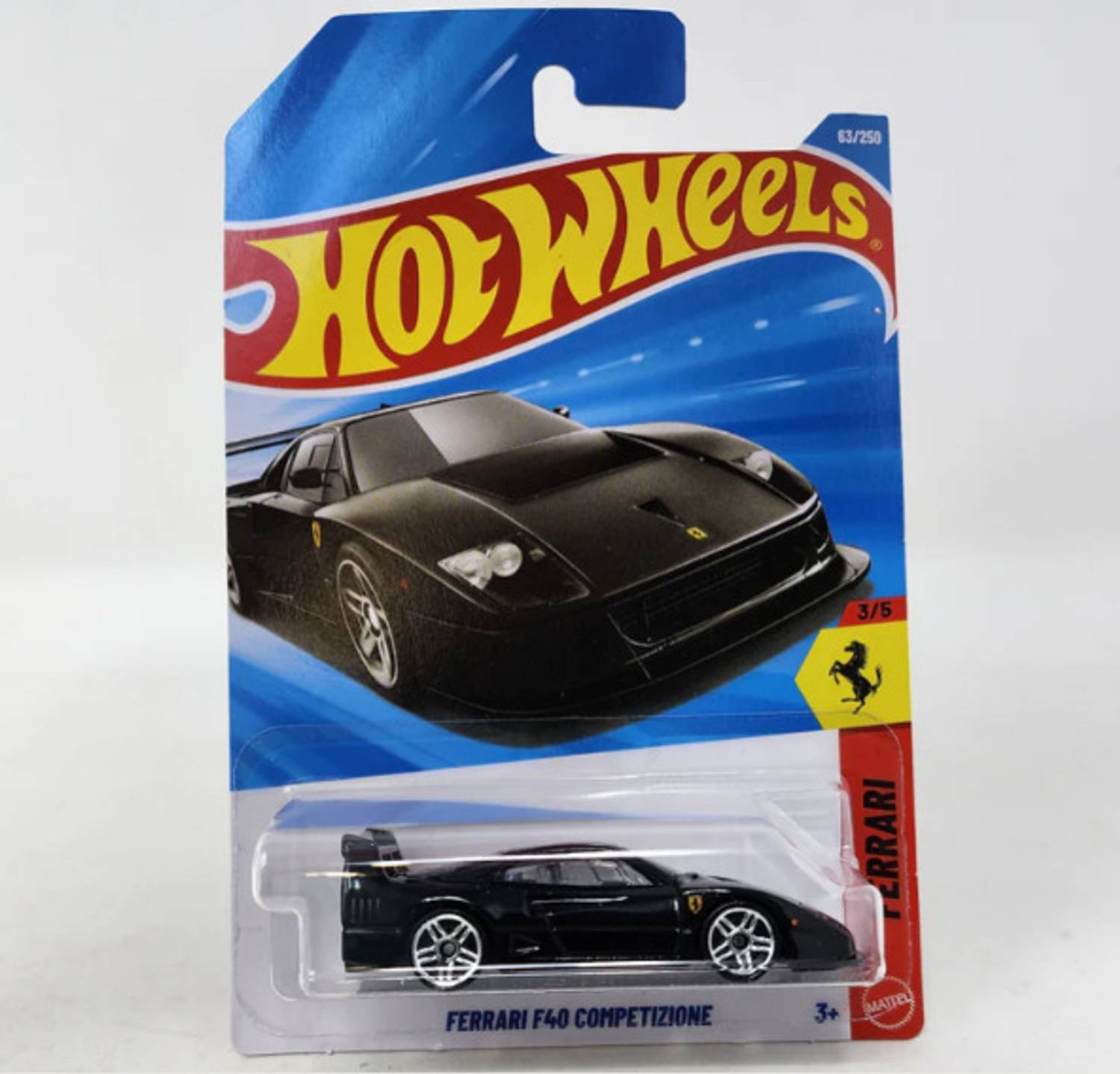 Hot Wheels FERRARI F40 COMPETIZIONE 黒 HOT WHEELS HW Ferrari F40 COMPETIZIONE Black - HW Ferrari F40