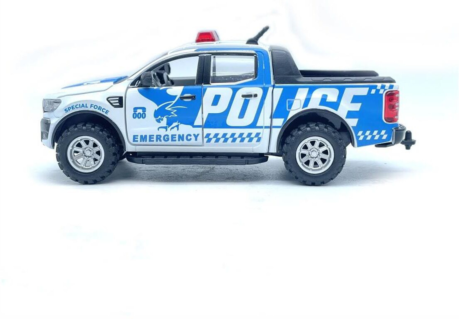 Image of centy toys Blue Hawk (Police) UTE (Door Openable) (Blue, Pack of: 1)