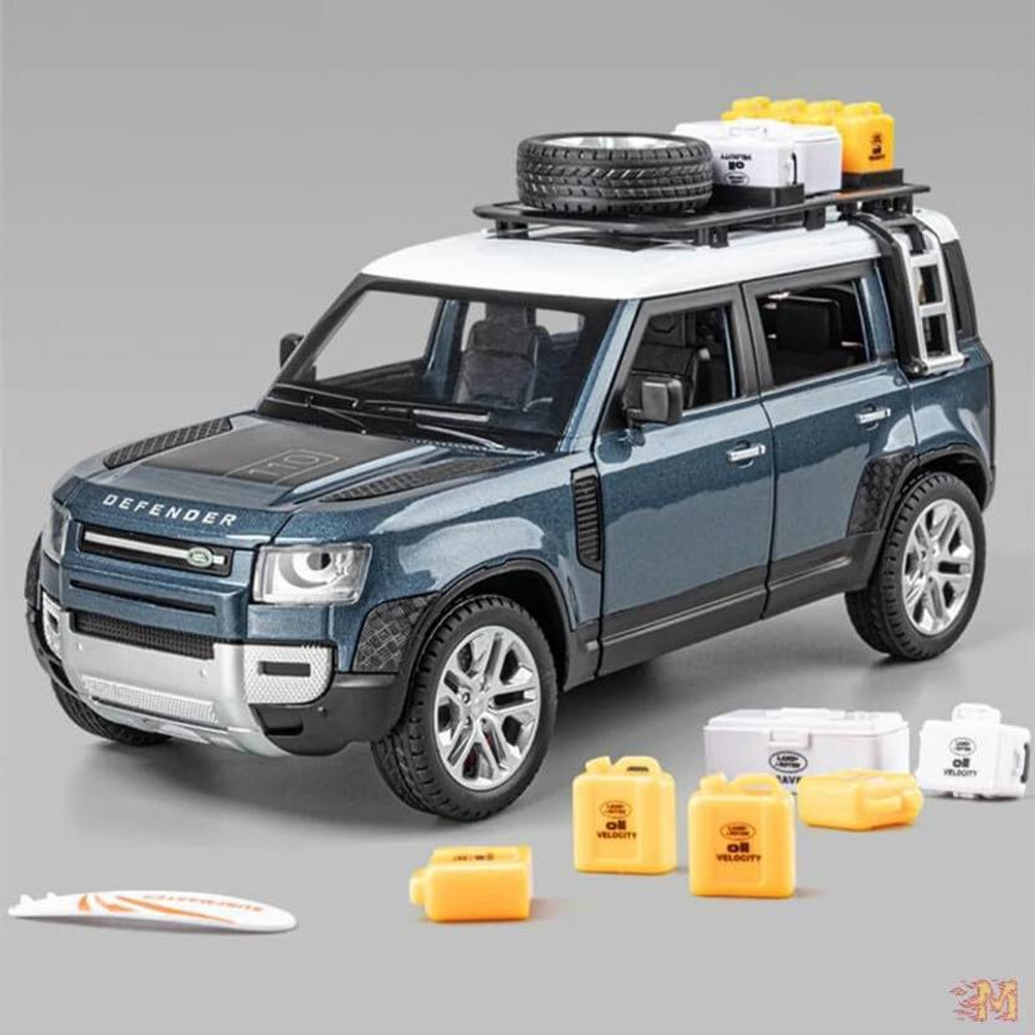 Image of Just craft 1 /24 Land Rover Defender Alloy Diecast Metal Toy ,Off-Road Vehicles Model Toy