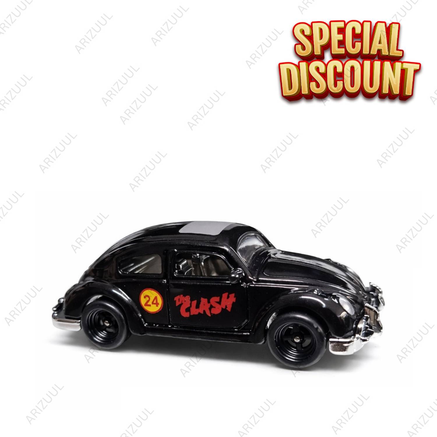 Arizuul 1:64 Scale Volkswagen Mini Beetle Diecast Toy Car Collectible Model
