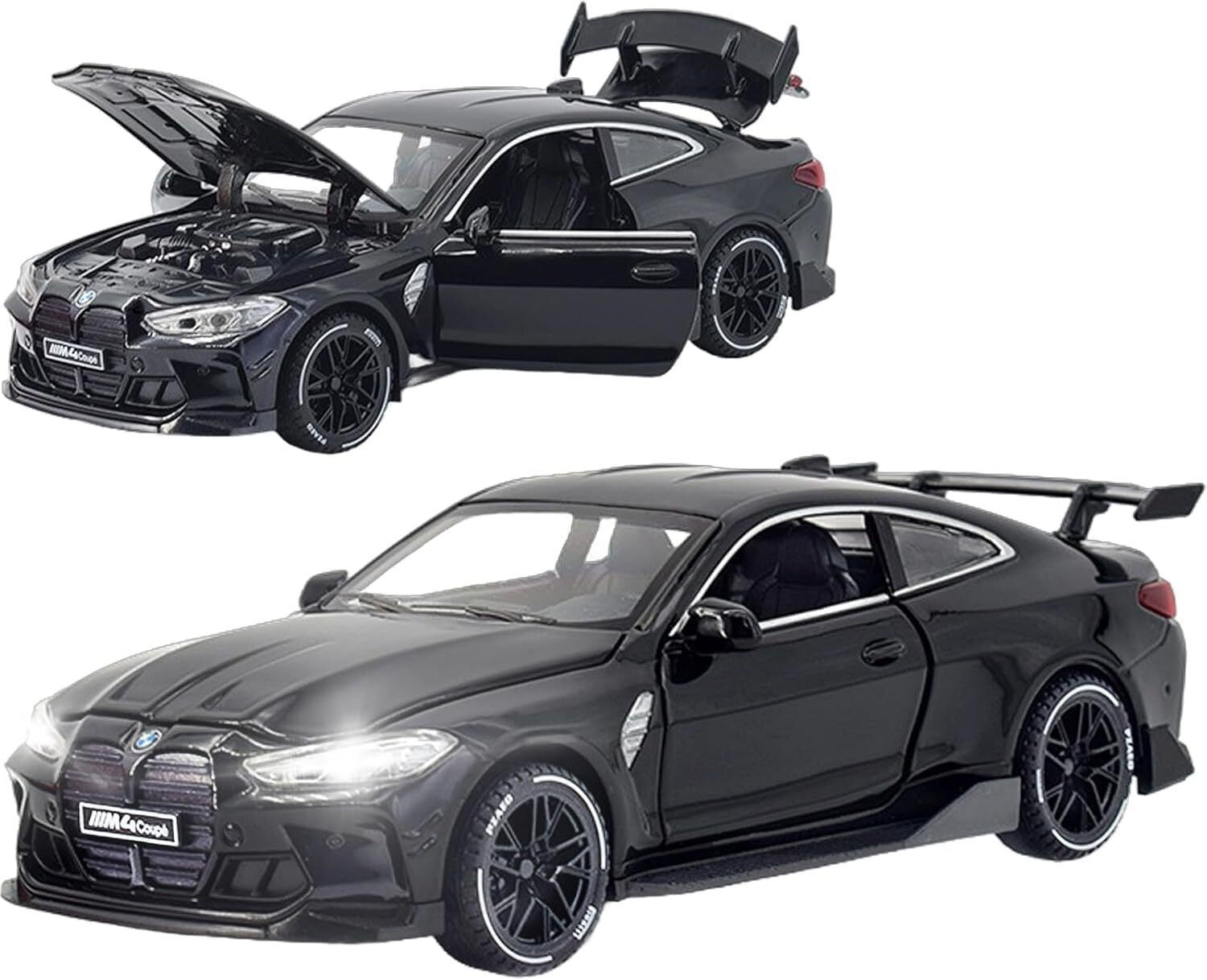 Image of Ragiluxe BMW M4 Pullback Alloy Toy car with Sound & Lights