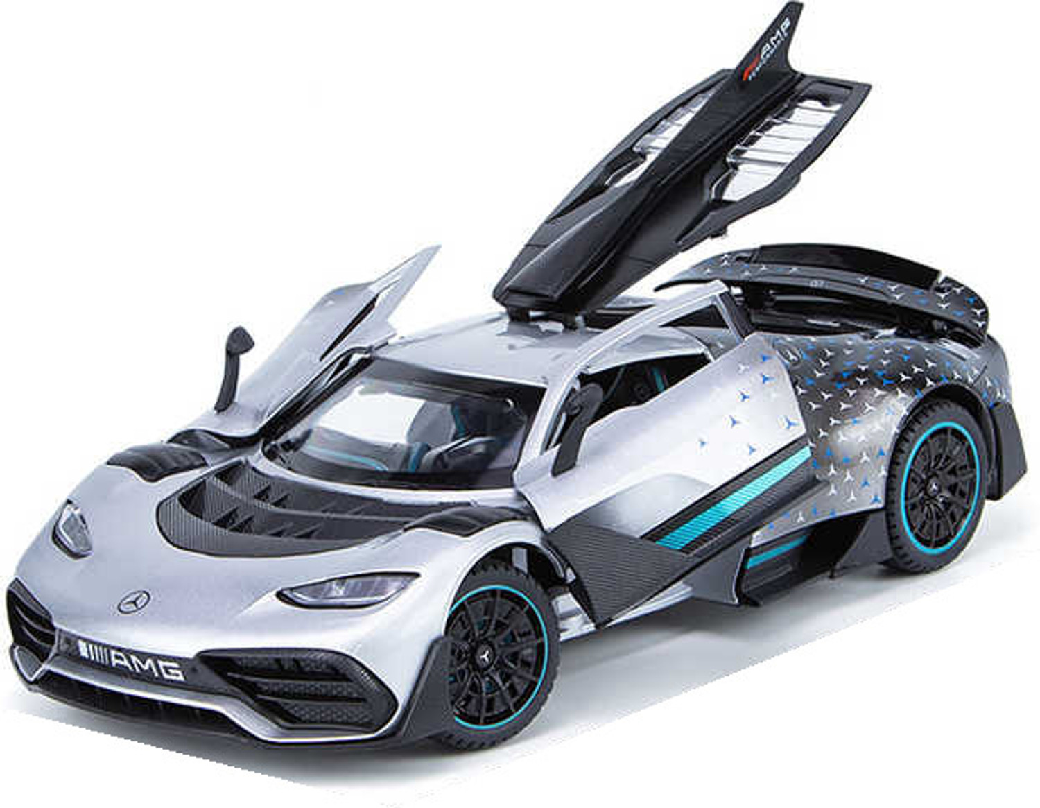 Image of Just craft 1:24 Benz AMG ONE Sports Car Sound and Light Pull Back Car Children's Toy