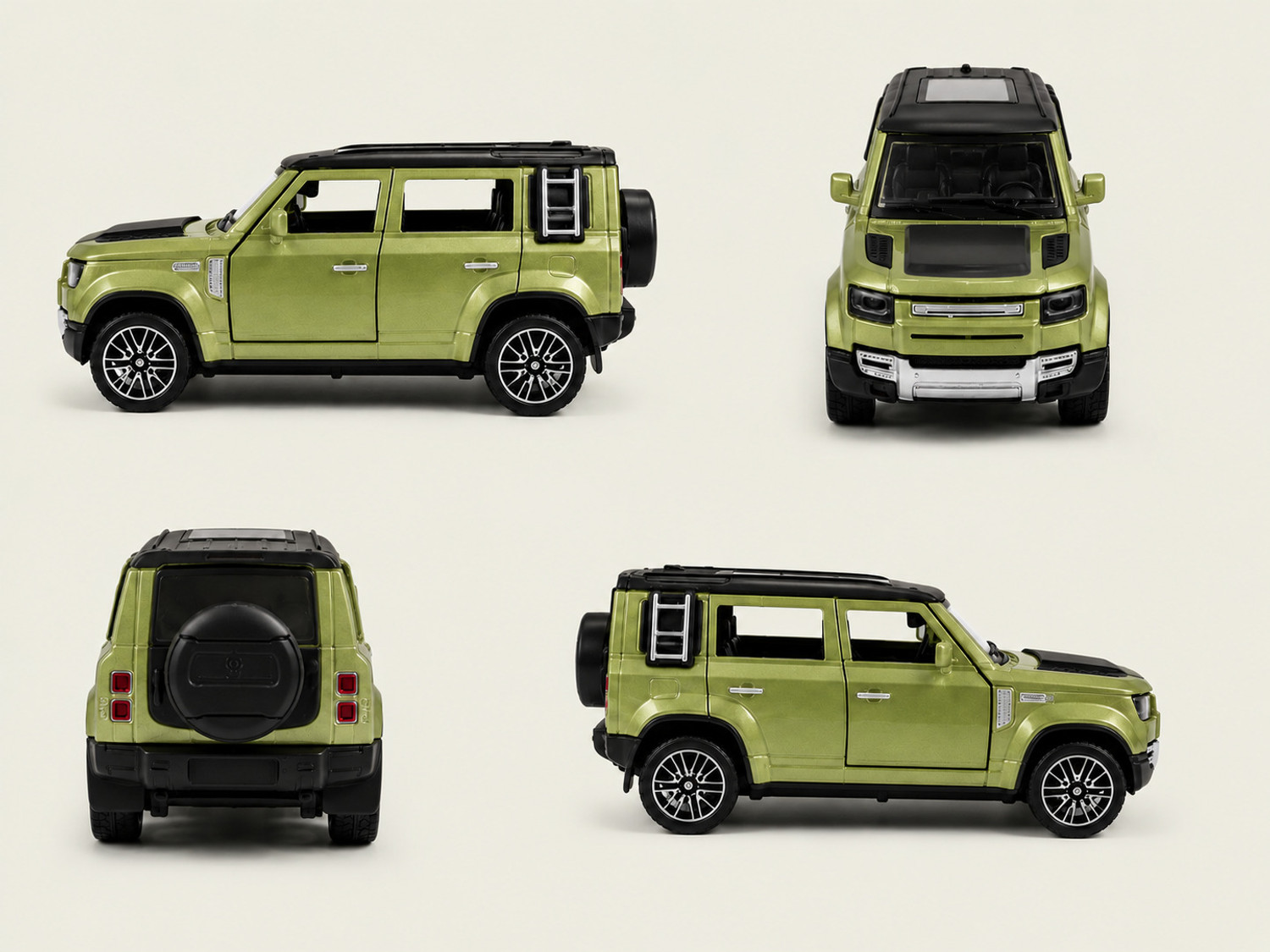 Image of Thriveonix Defender 1:32 Metal Land Rover Car With Openable Door,Light & Sound Car For Kid
