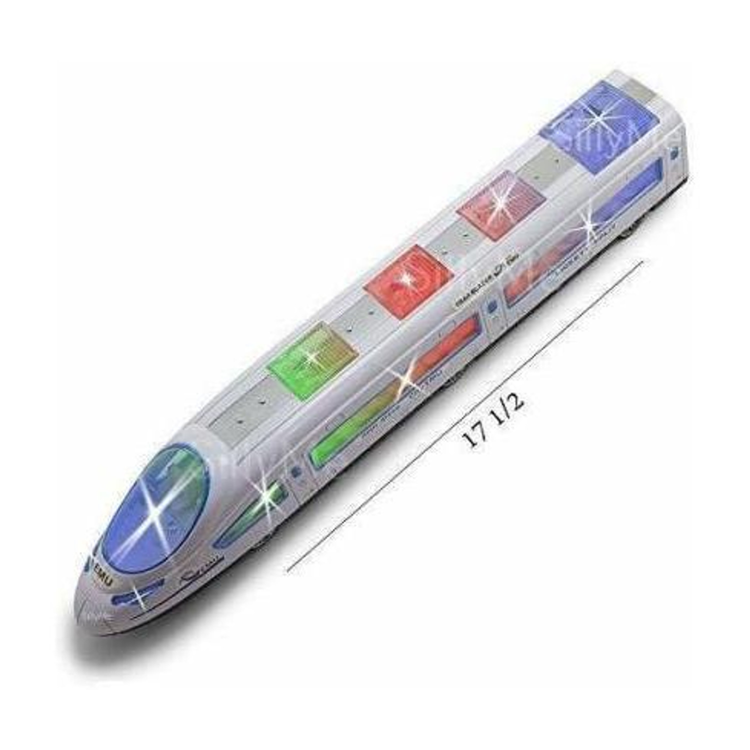 Image of Kidz N Toys Bump and Go High Speed Bullet Train Toy - 3D Lighting and Musical Fun Sounds