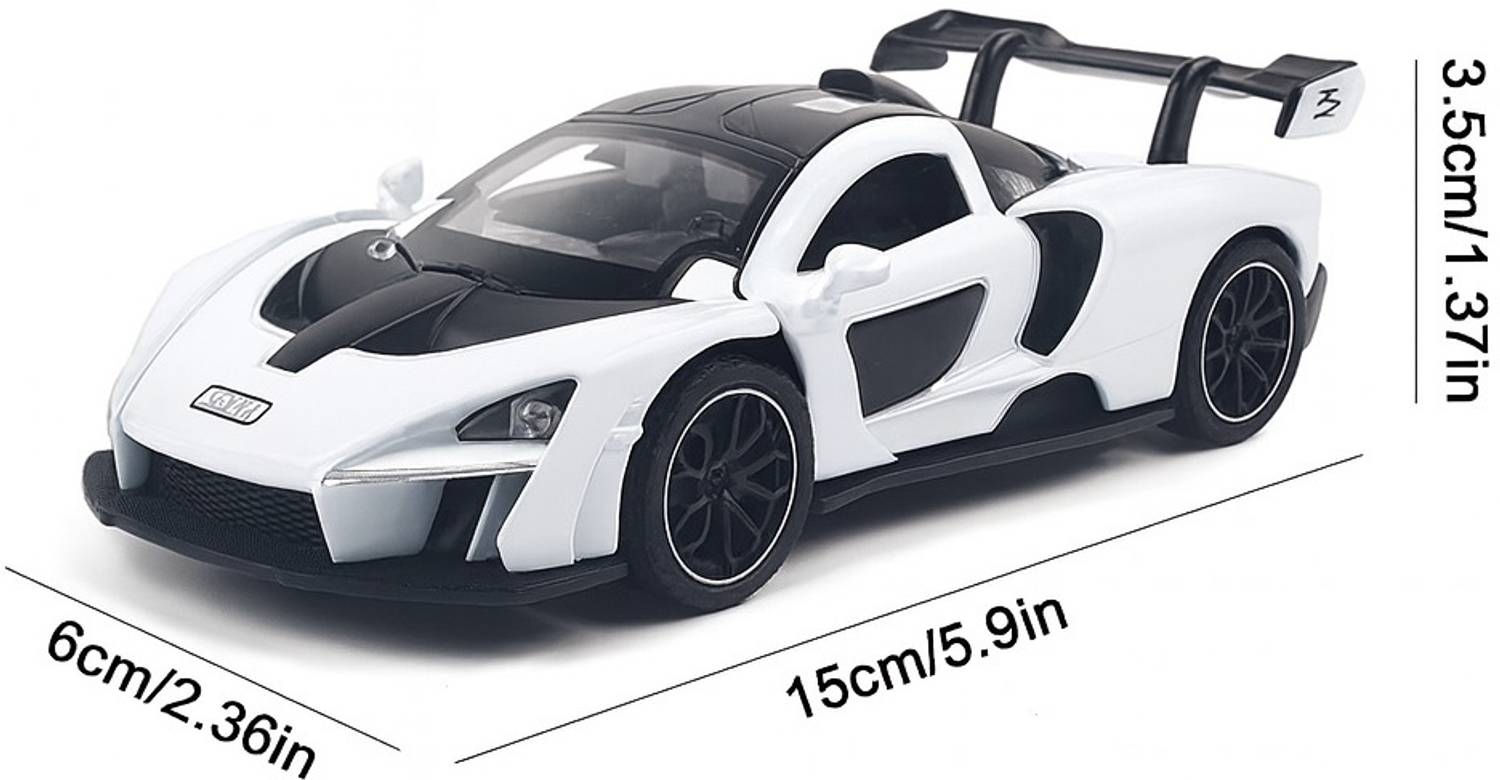 Ignite 1:28 Scale Alloy McLaren Senna Toy Car Diecast Metal