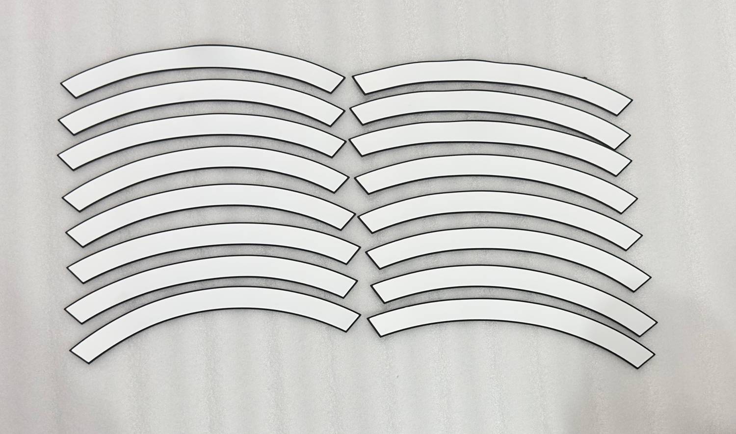 Auto MT White Tyre Sticker for 4 Tires - Image 2