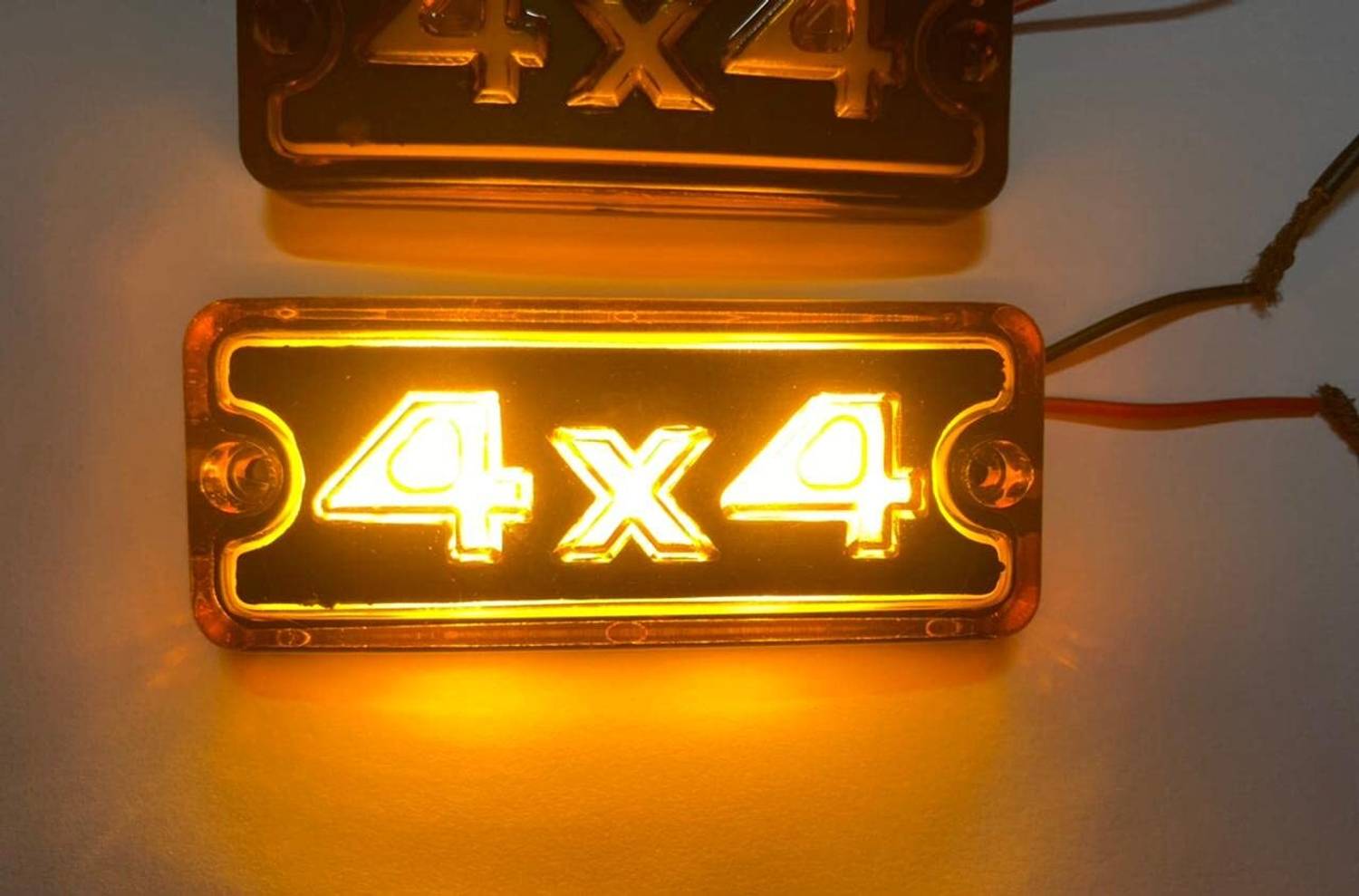 Auto MT 2PC ORANGE 4x4 LED LIGHT SIDE PANEL INDICATOR MARUTI GYPSY Indicator Light Car LED (12 V, 12 W)