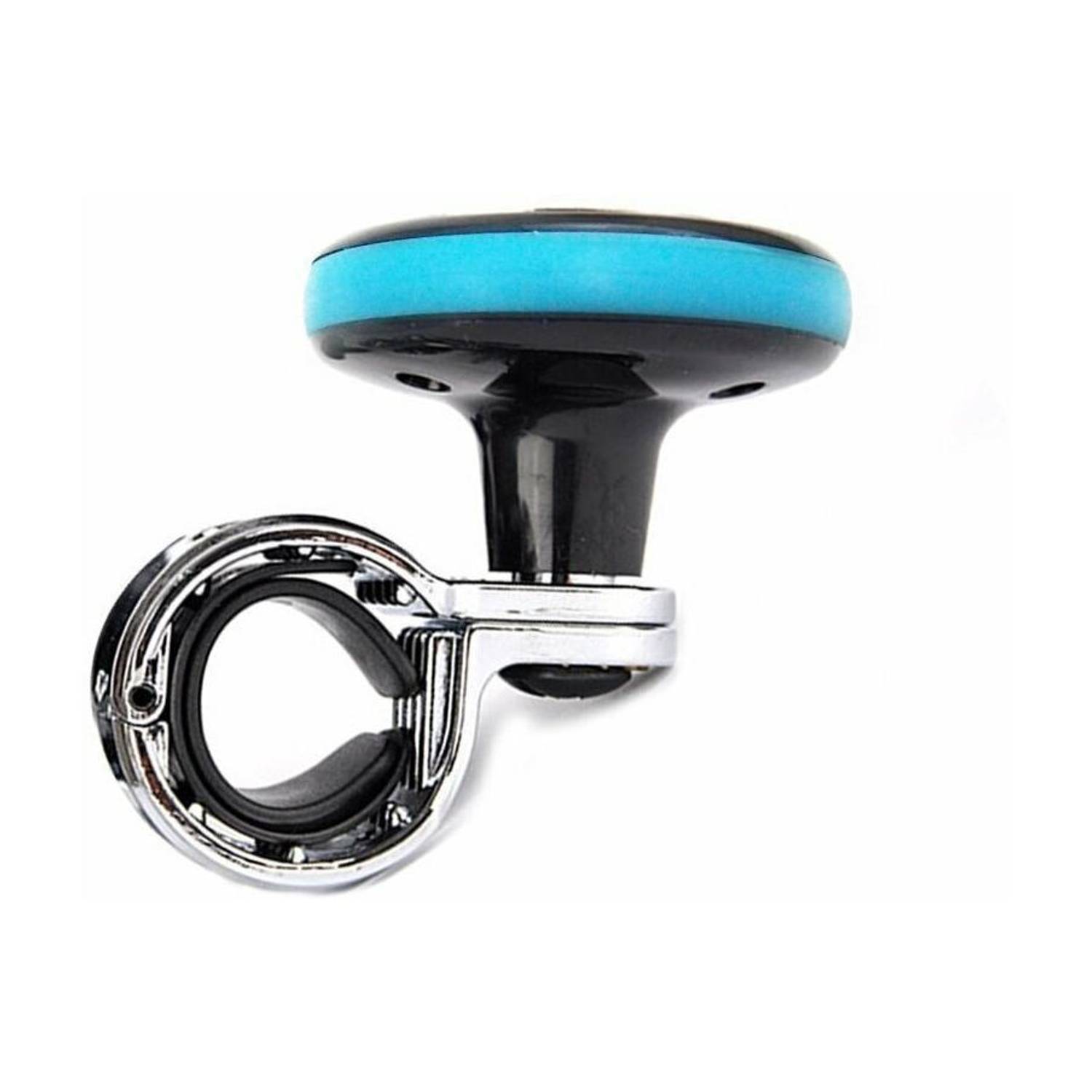 ACE Aqua Blue Car Steering Knob & Puzzle For All Cars Vehicle Steering Wheel For Buses, Cars, Heavy Vehicles