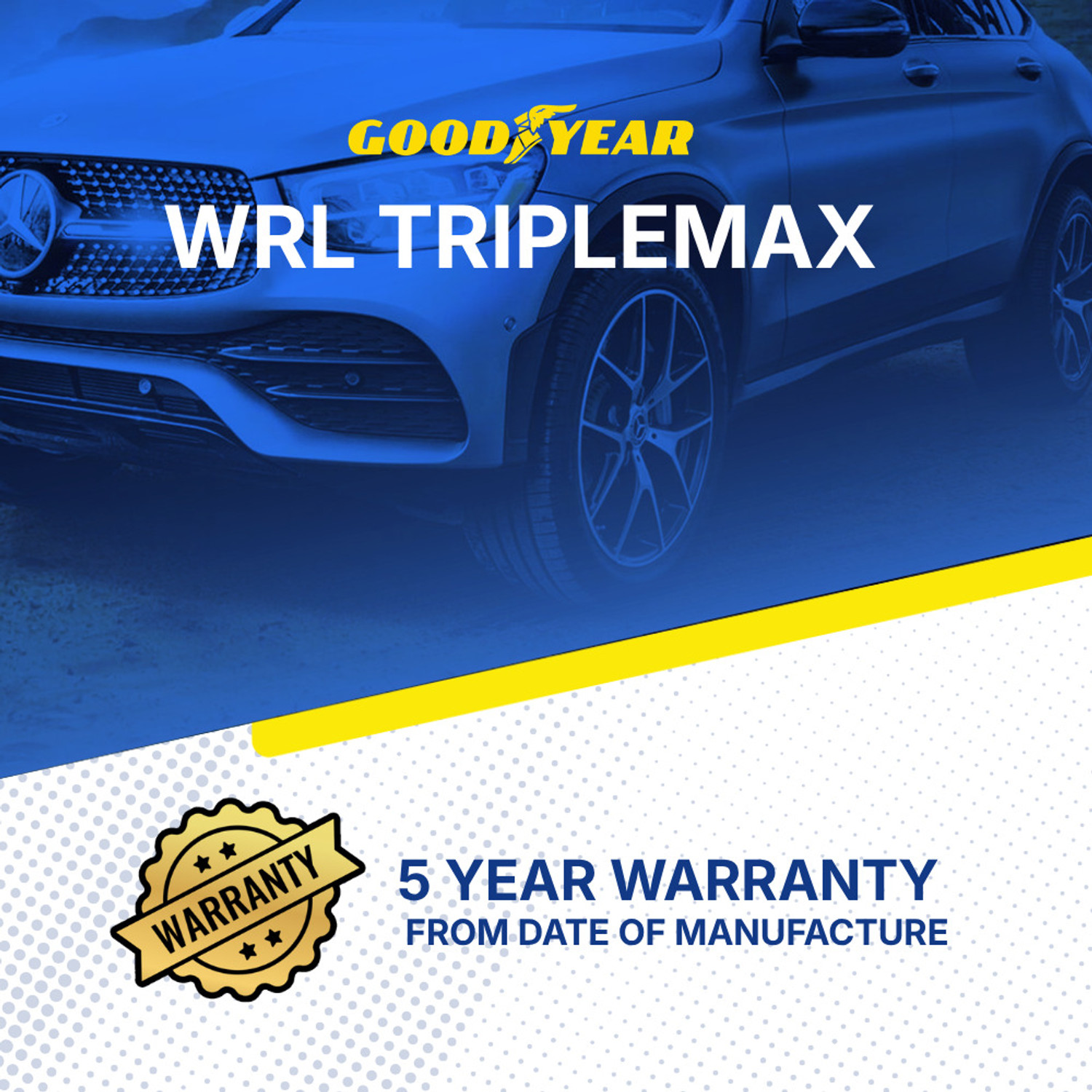 Image of Goodyear 215 /75R15 100H WRL TRIPLEMAX 4 Wheeler Tyre
